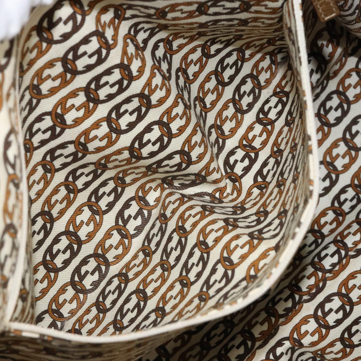 GUCCI GG Canvas Shoulder Bag Beige Gold 177052 Auth 121395