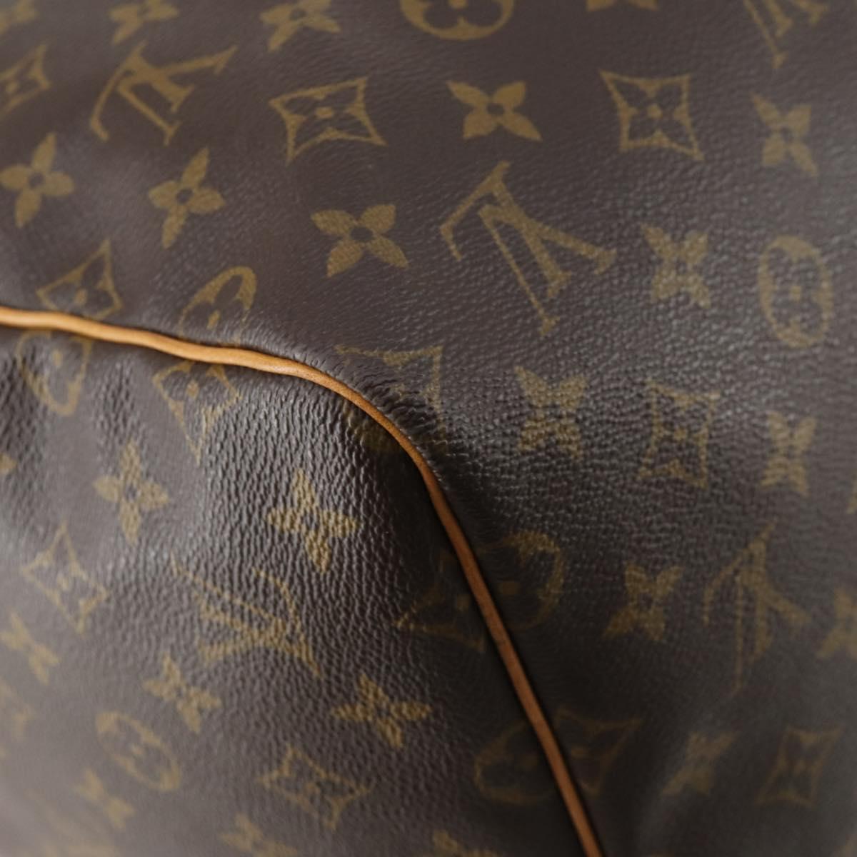 LOUIS VUITTON Monogram Keepall 55 Boston Bag M41424 LV Auth 121396