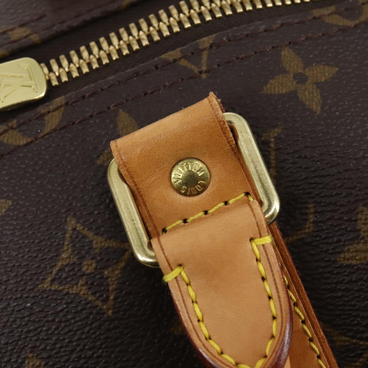 LOUIS VUITTON Monogram Keepall 55 Boston Bag M41424 LV Auth 121396