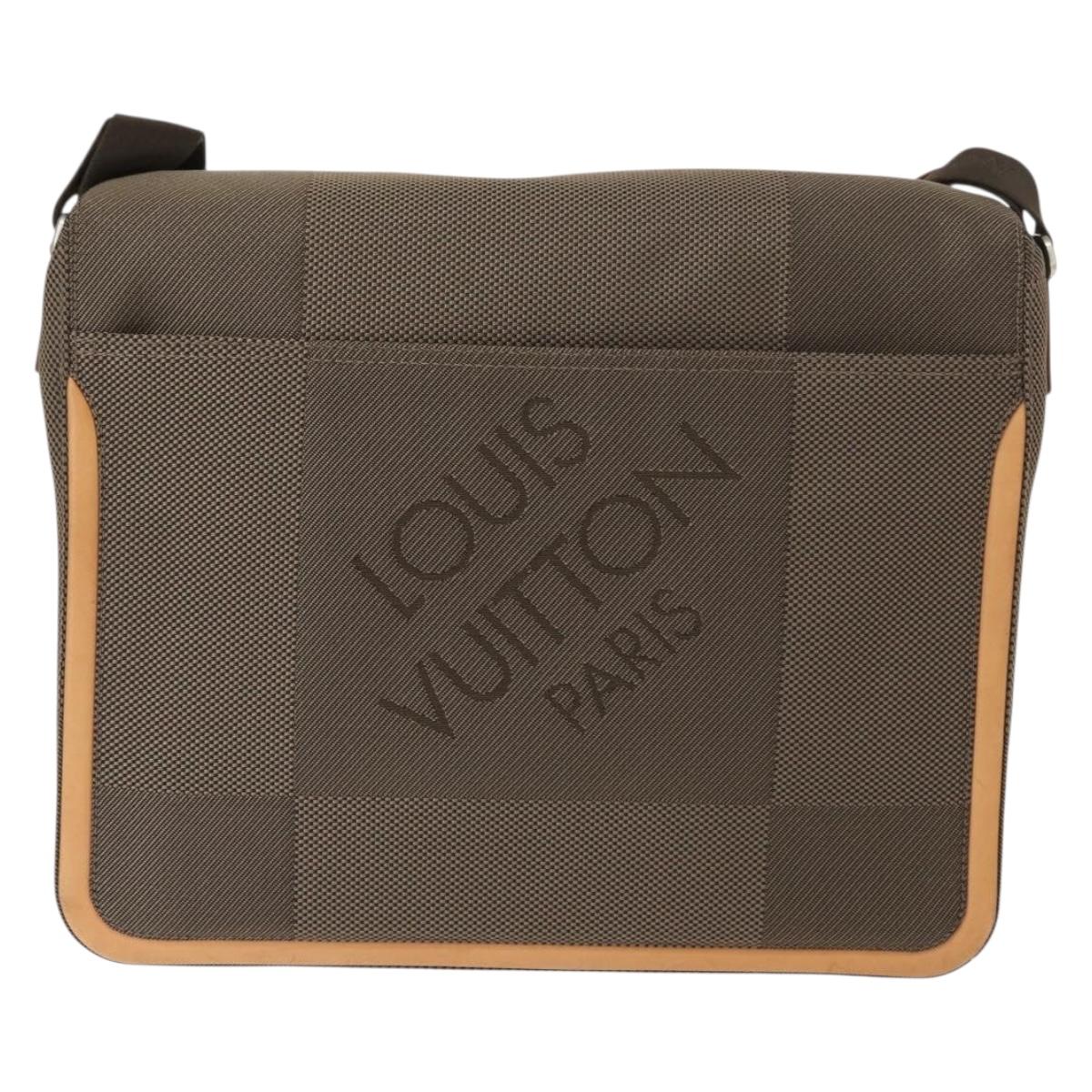 LOUIS VUITTON Damier Geant Petite Message Shoulder Bag Tail M93617 Auth 121397V