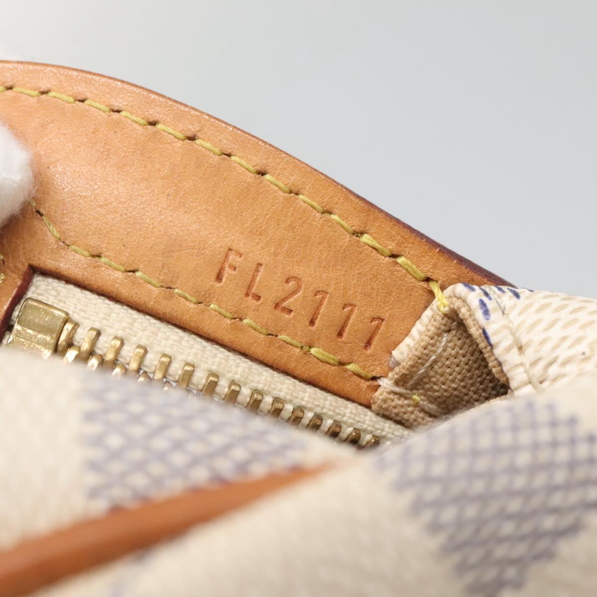 LOUIS VUITTON Damier Azur Stresa PM Tote Bag M51188 LV Auth 121402