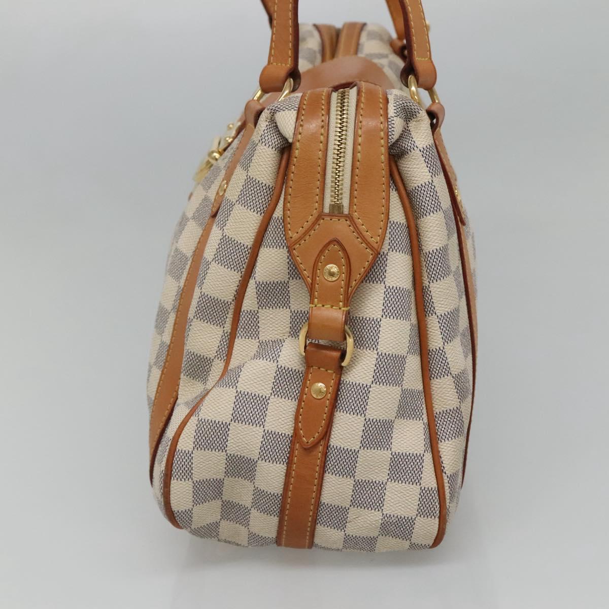 LOUIS VUITTON Damier Azur Stresa PM Tote Bag M51188 LV Auth 121402