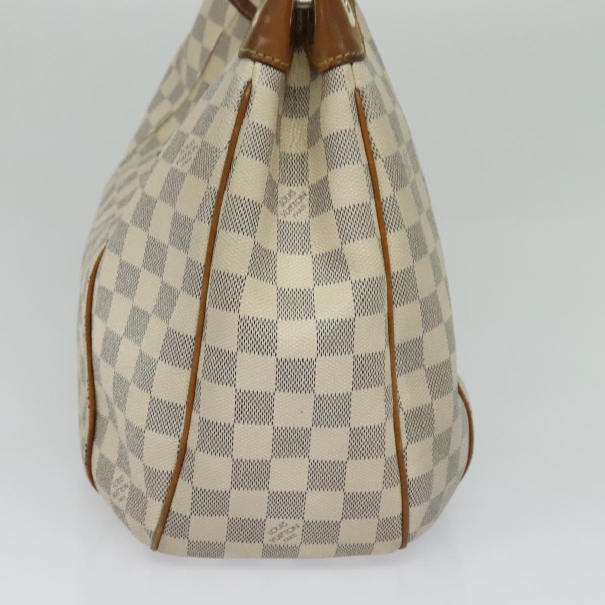 LOUIS VUITTON Damier Azur Galliera PM Shoulder Bag N55215 LV Auth 121403