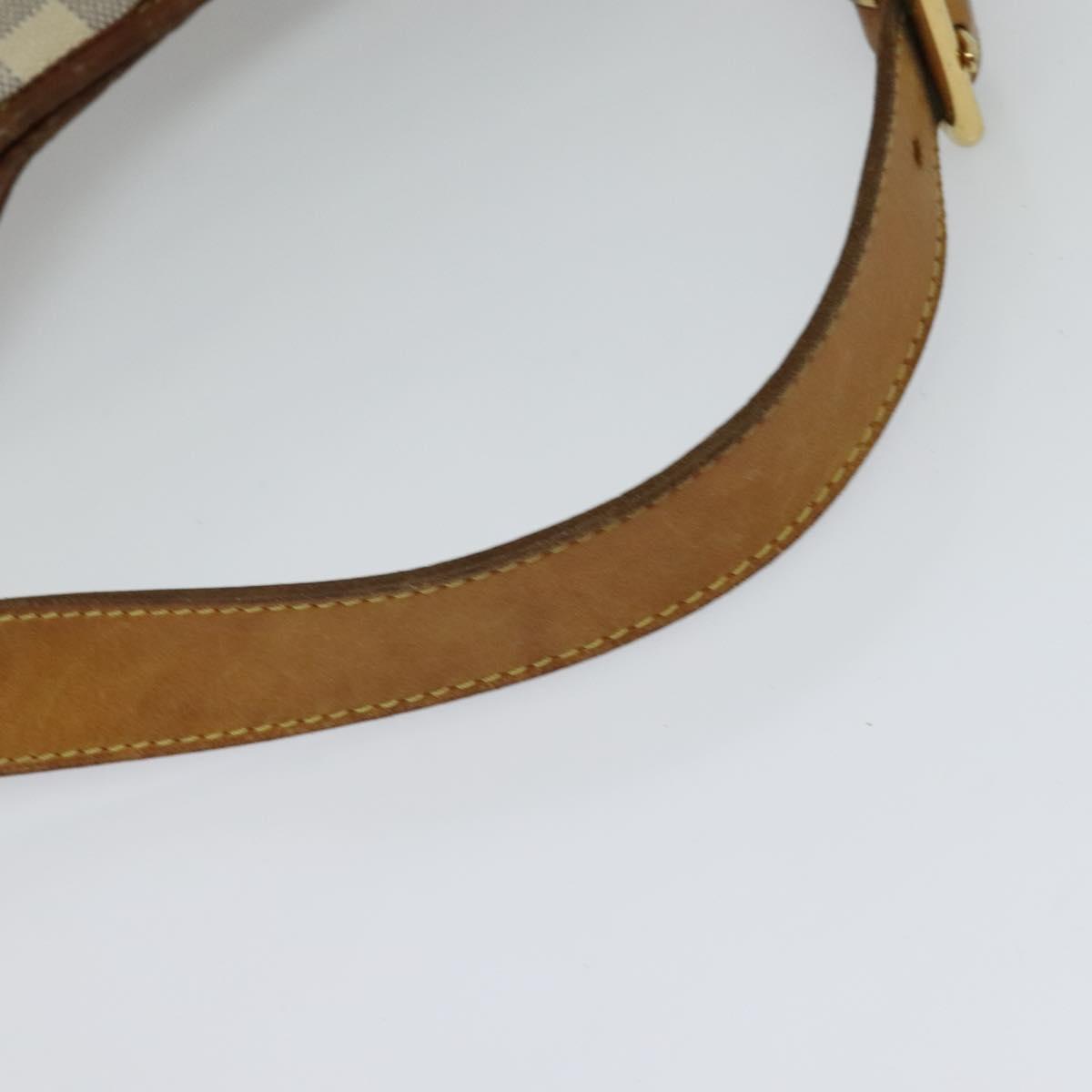 LOUIS VUITTON Damier Azur Galliera PM Shoulder Bag N55215 LV Auth 121403