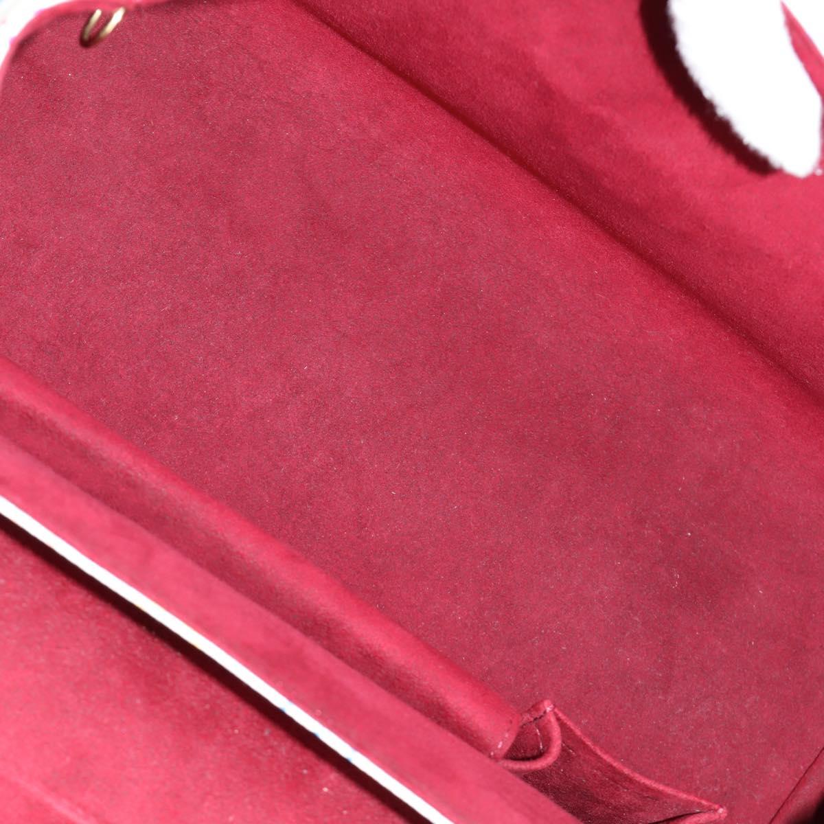 LOUIS VUITTON Monogram Multicolor Beverly GM Hand Bag White M40201 Auth 121429AM