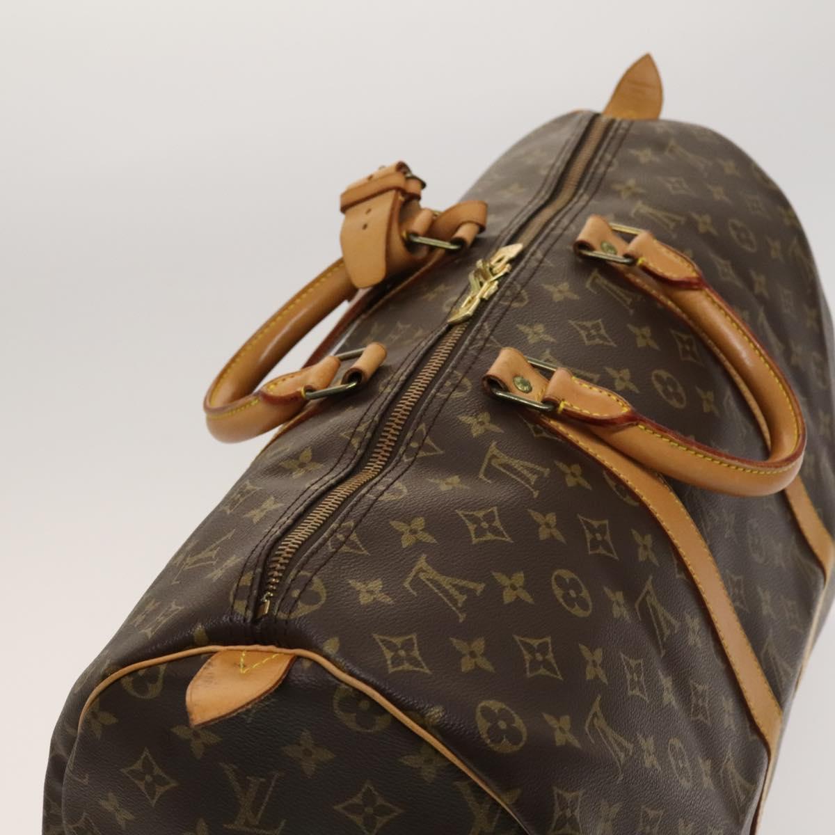 LOUIS VUITTON Monogram Keepall 50 Boston Bag M41426 LV Auth 121436
