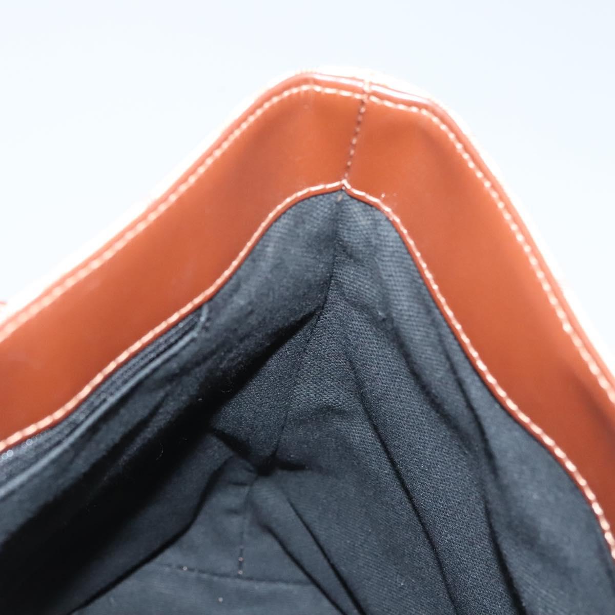 BURBERRY Nova Check Hand Bag PVC Beige Auth 121466