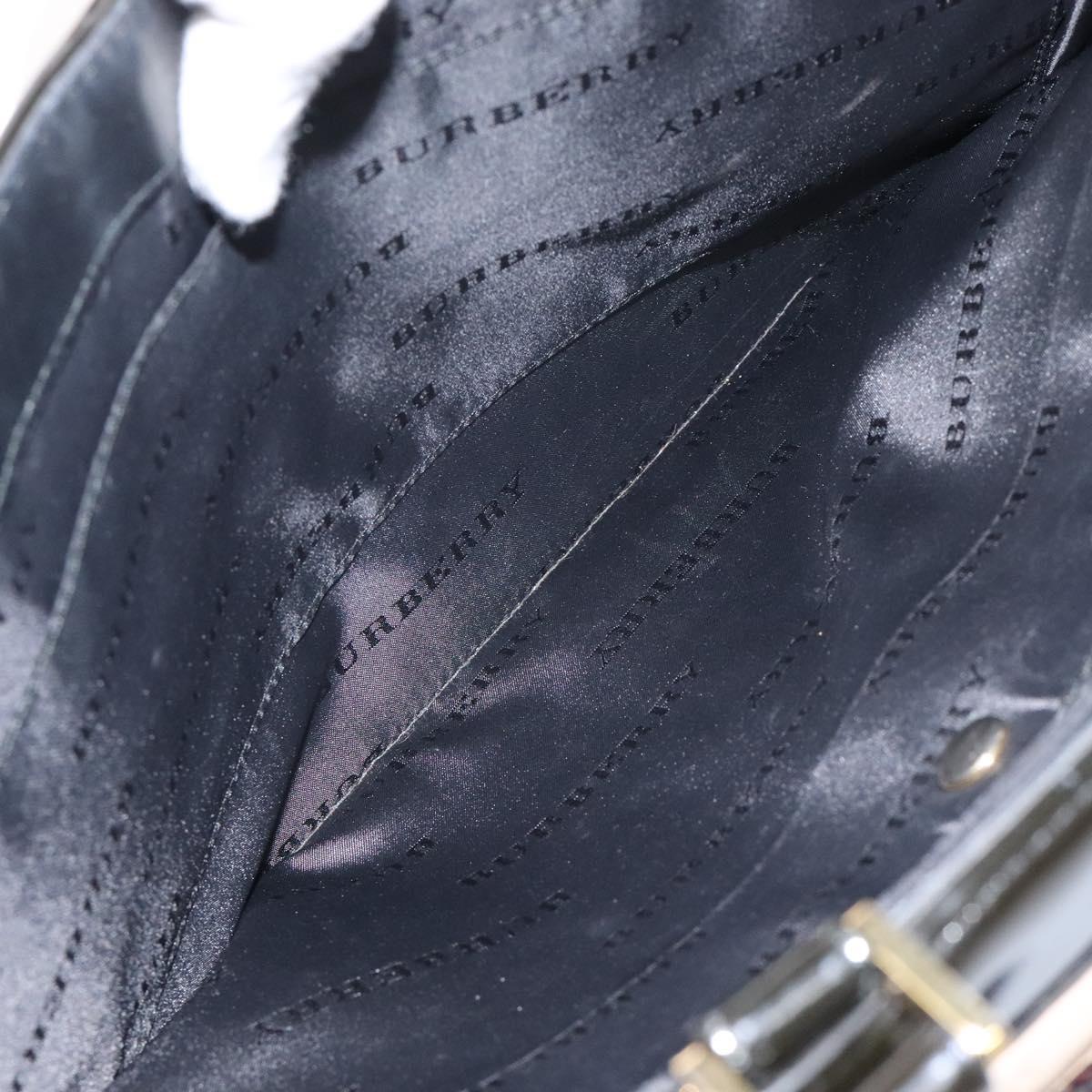 BURBERRY Nova Check Tote Bag Canvas Gold Brown Auth 121468