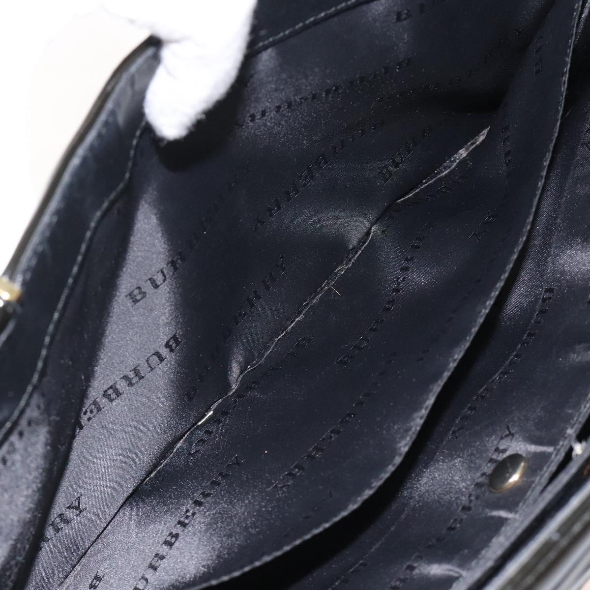 BURBERRY Nova Check Tote Bag Canvas Gold Brown Auth 121468