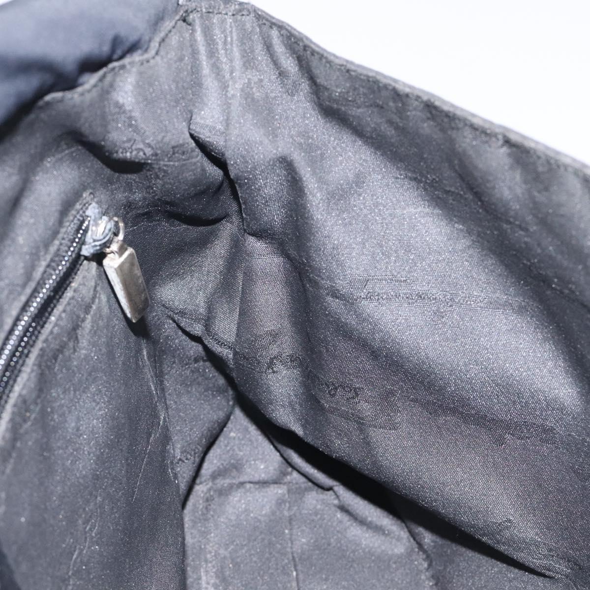 Salvatore Ferragamo Shoulder Bag Nylon Black Auth 121472