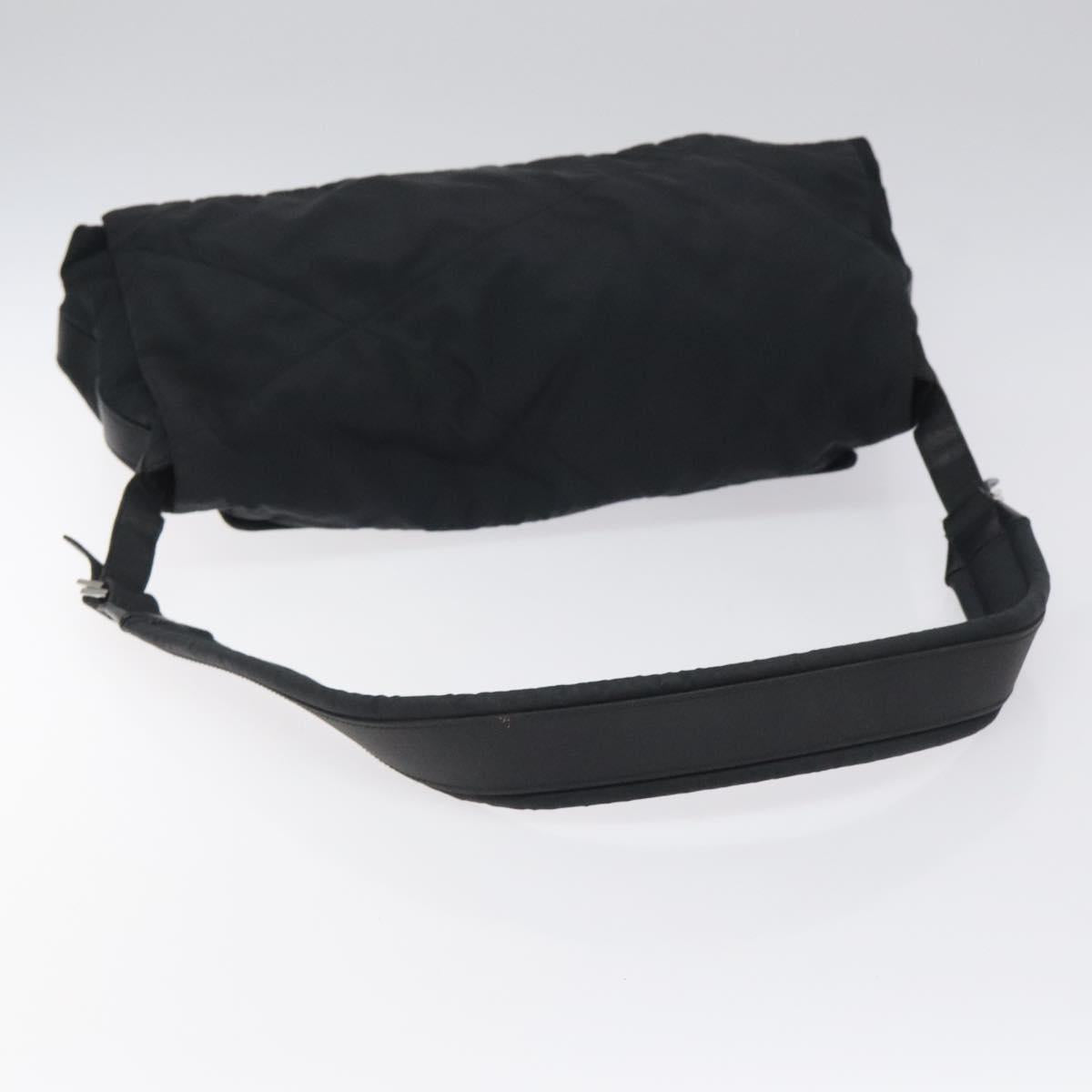 Salvatore Ferragamo Shoulder Bag Nylon Black Auth 121472