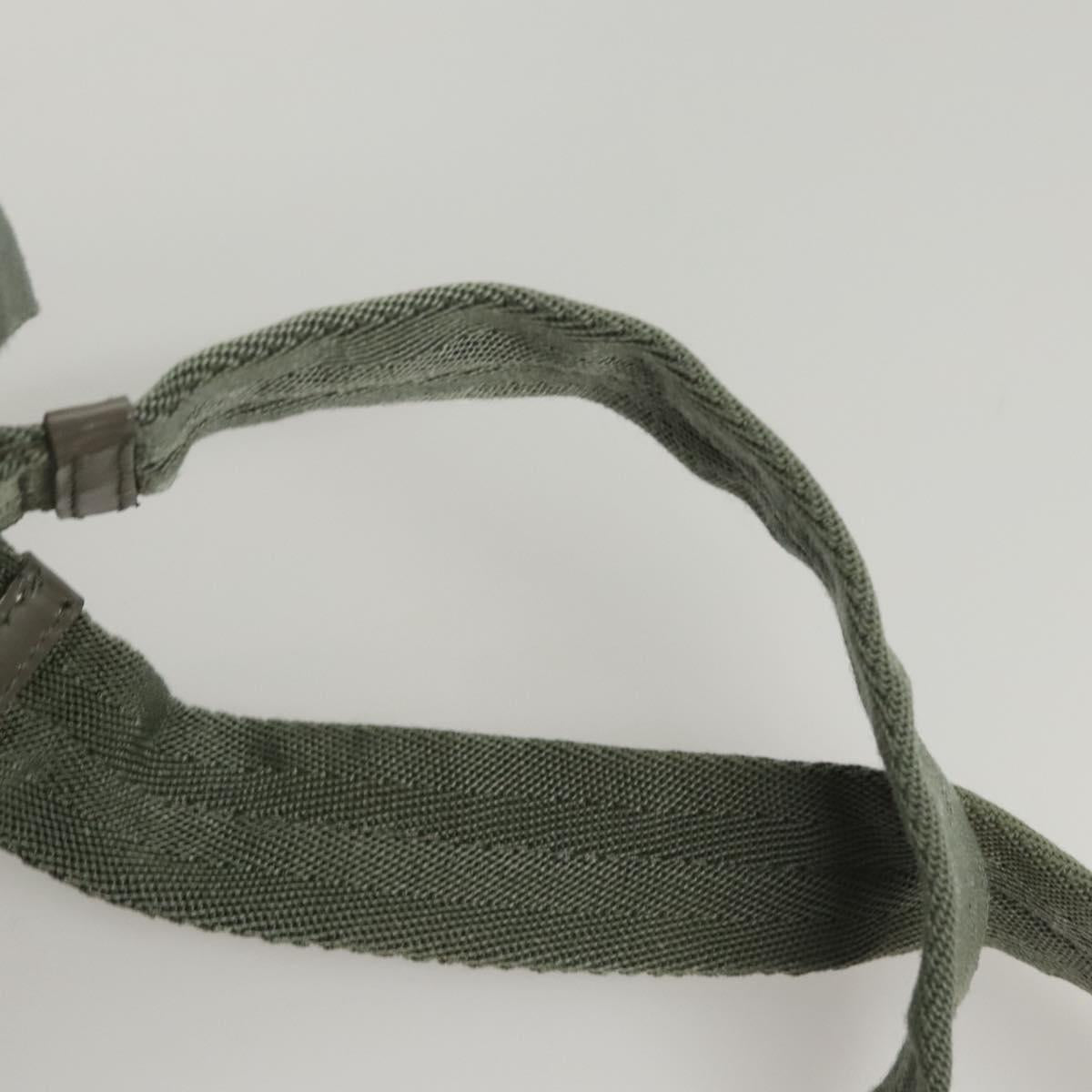 PRADA Backpack Nylon Green Auth 121476