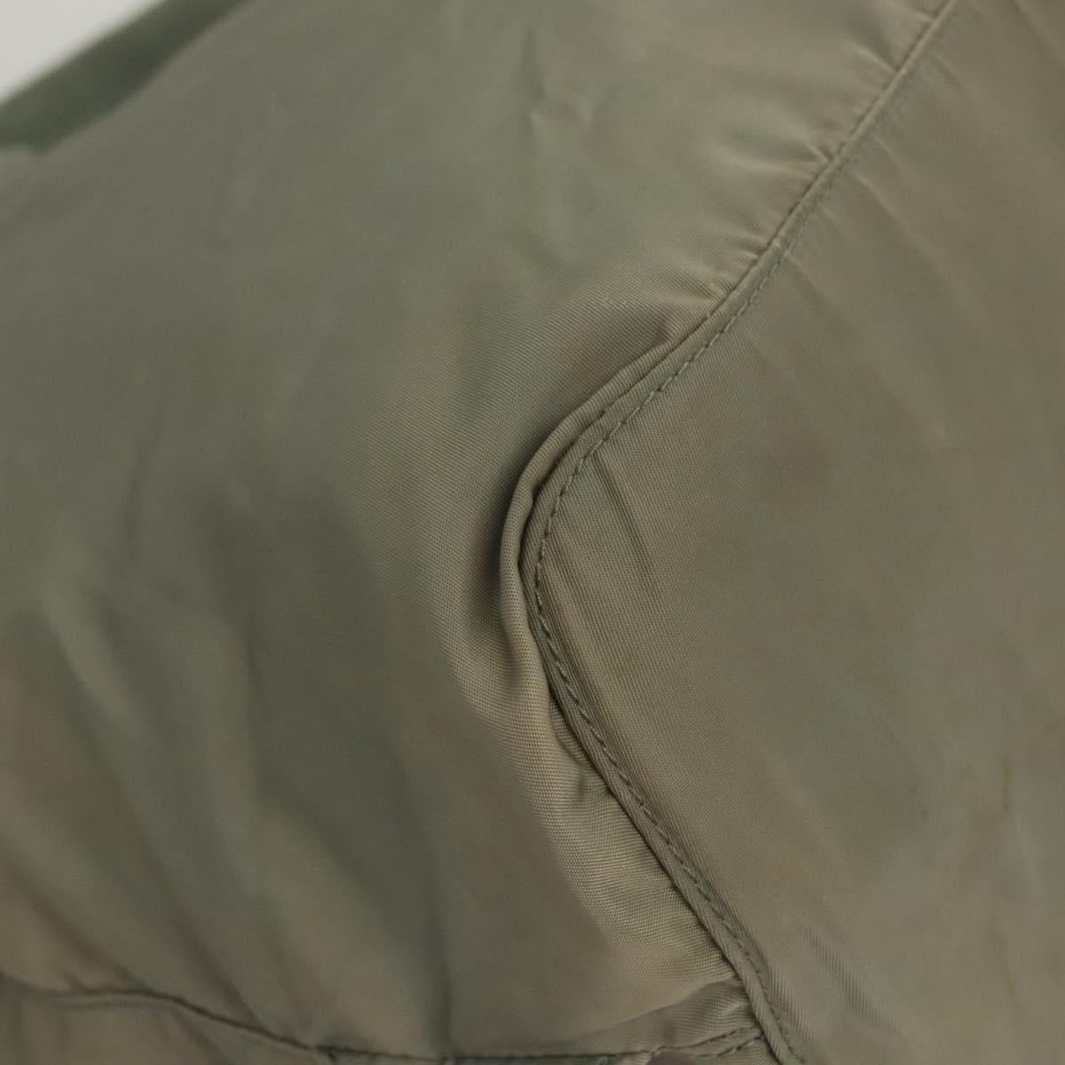 PRADA Backpack Nylon Green Auth 121476