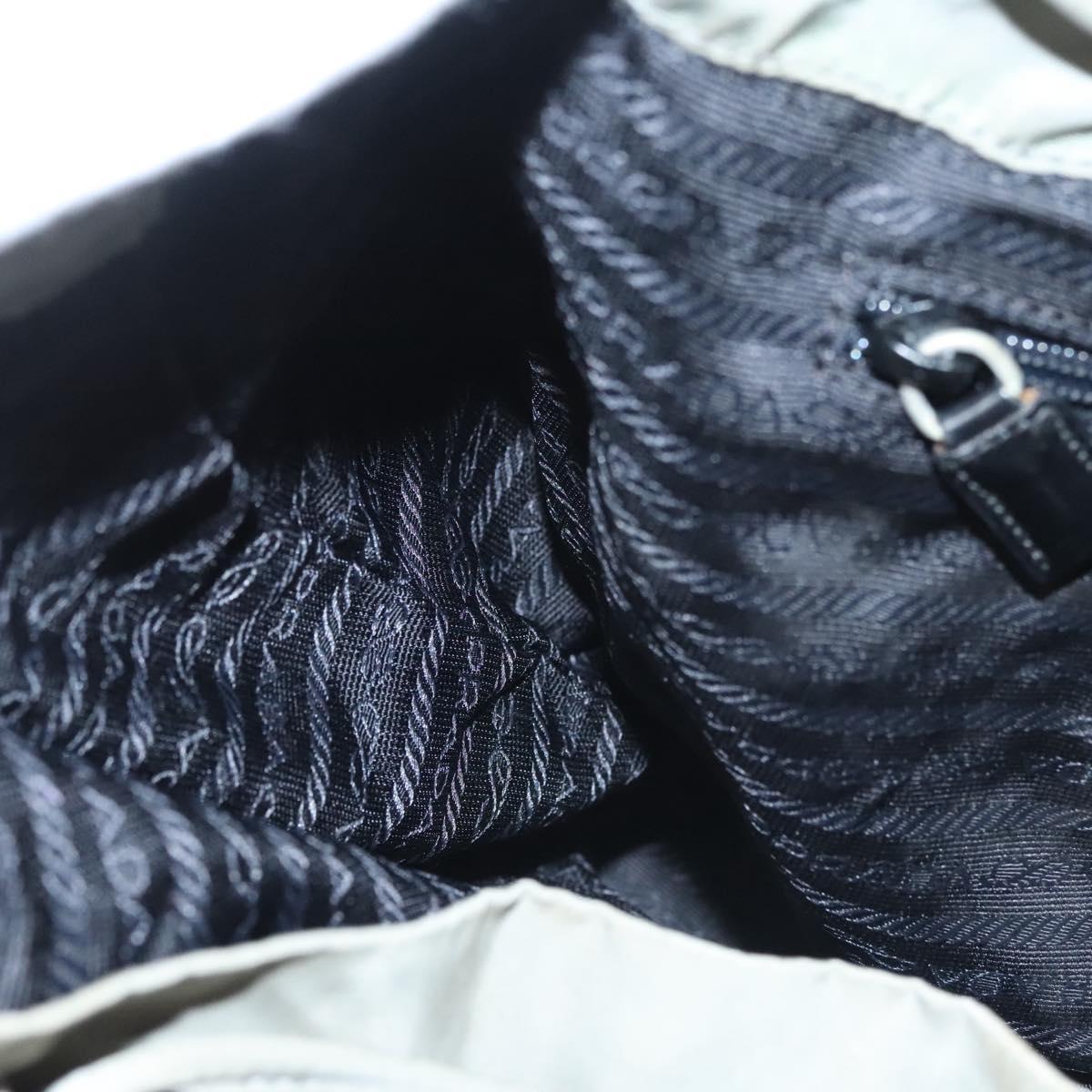 PRADA Backpack Nylon Green Auth 121476