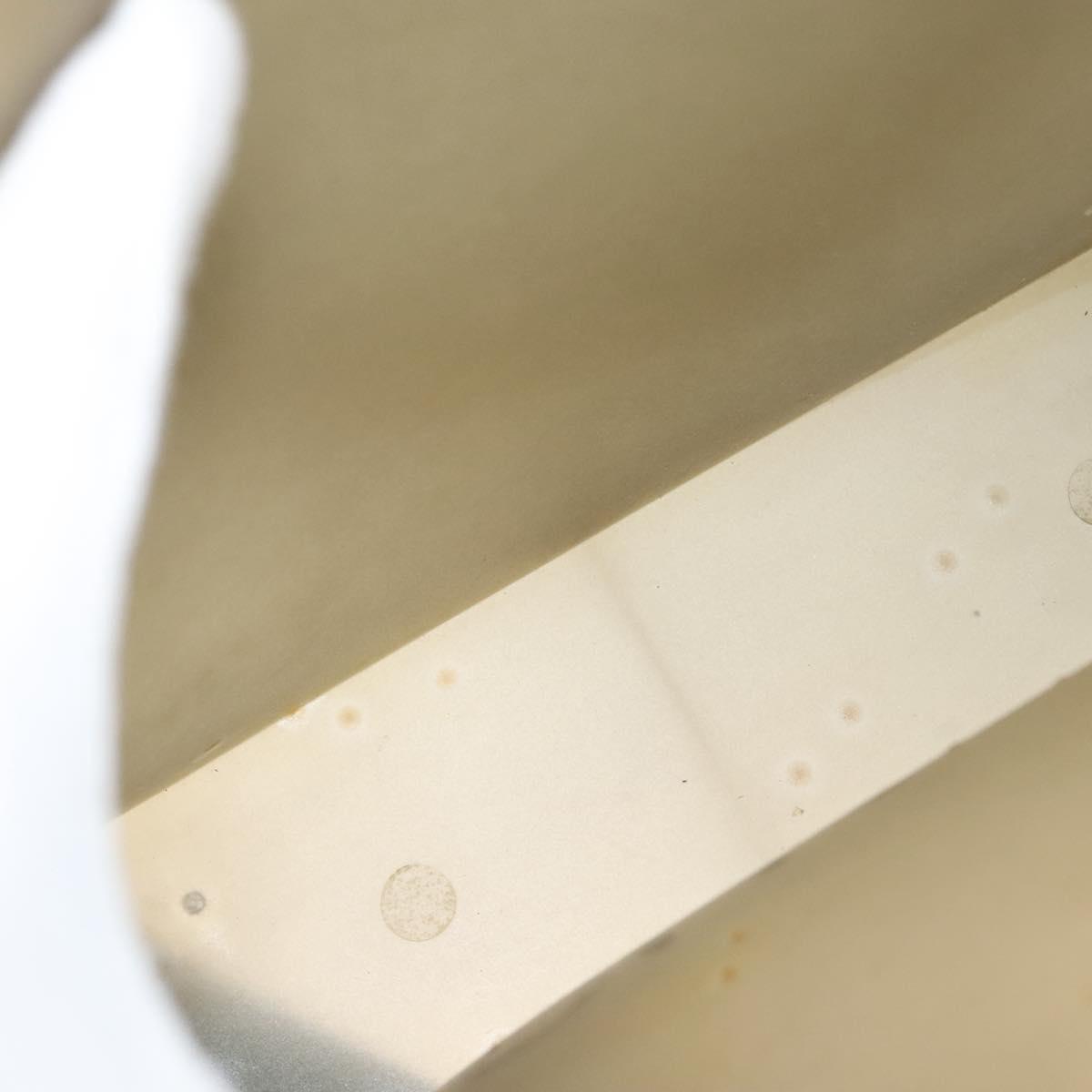 CHANEL Tote Bag Rubber Khaki CC Auth 121481