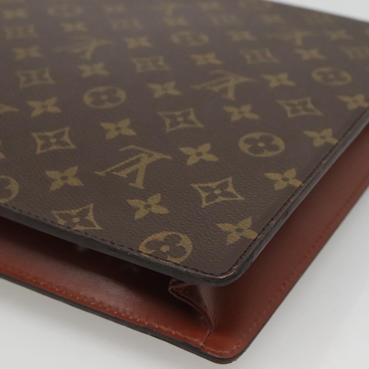 LOUIS VUITTON Monogram Porte Documents Bandouliere Bag M53338 Auth 121485