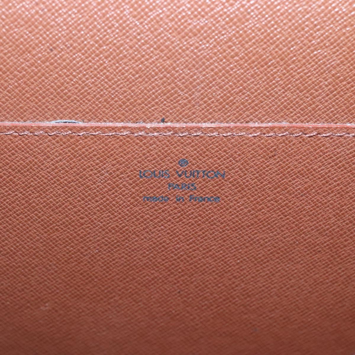 LOUIS VUITTON Monogram Porte Documents Bandouliere Bag M53338 Auth 121485