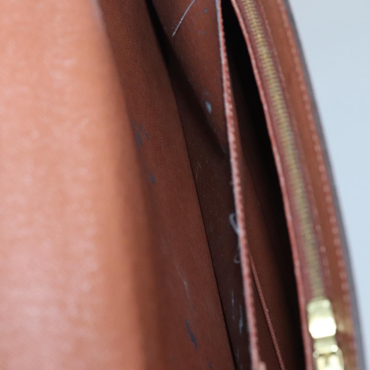 LOUIS VUITTON Monogram Porte Documents Bandouliere Bag M53338 Auth 121485