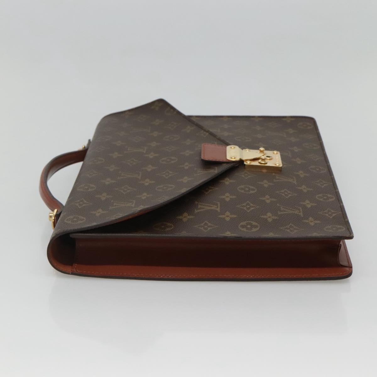 LOUIS VUITTON Monogram Porte Documents Bandouliere Bag M53338 Auth 121485