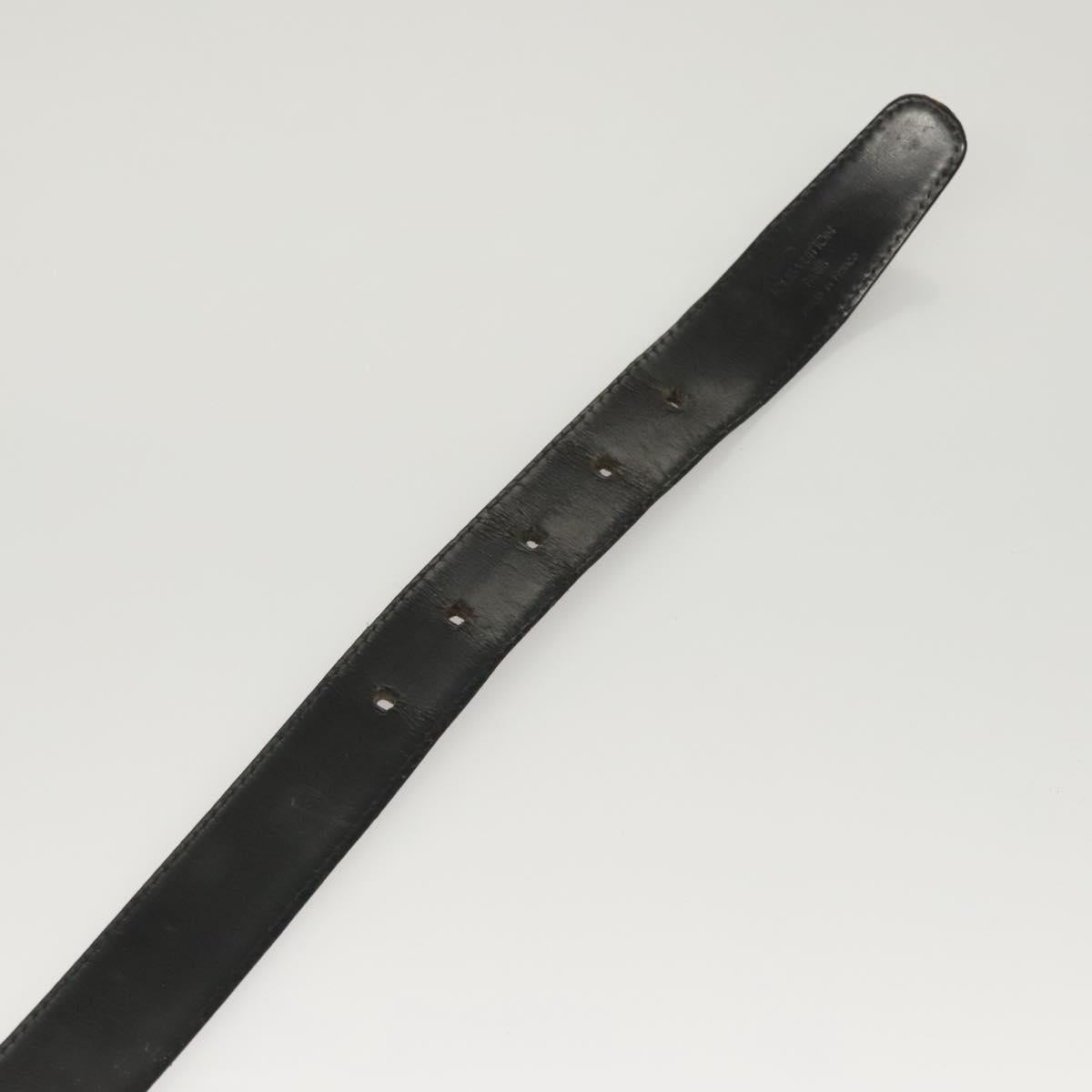 LOUIS VUITTON Epi Ceinture Belt 37.4"" Black M6832 LV Auth 121486