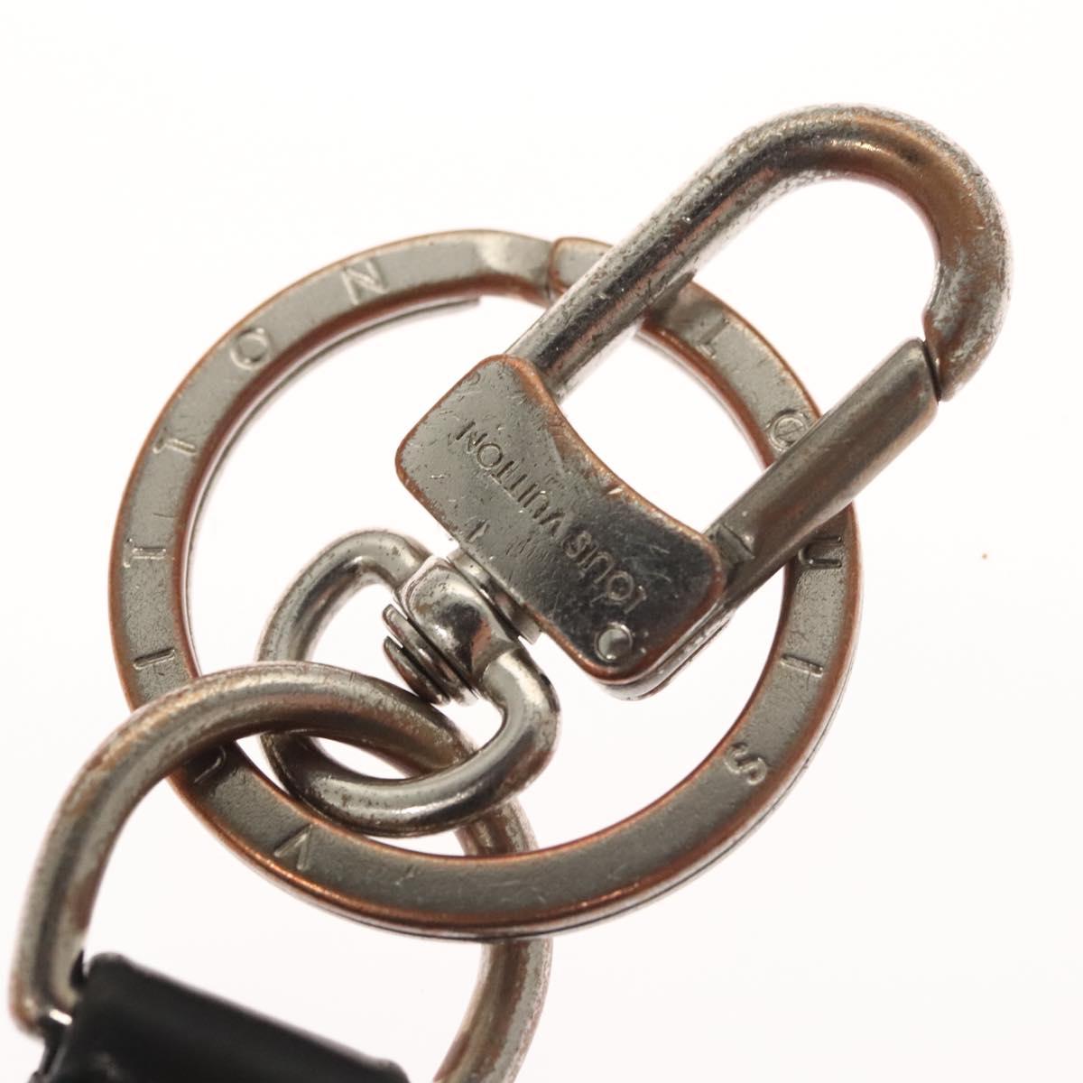 LOUIS VUITTON Monogram Eclipse Reverse Key Holder Capital LV M00337 Auth 121488