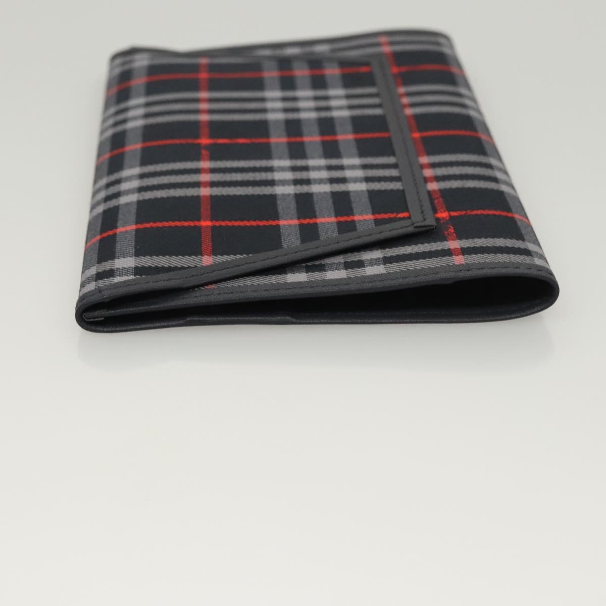 BURBERRY Nova Check Day Planner Cover Canvas Navy Auth 121494