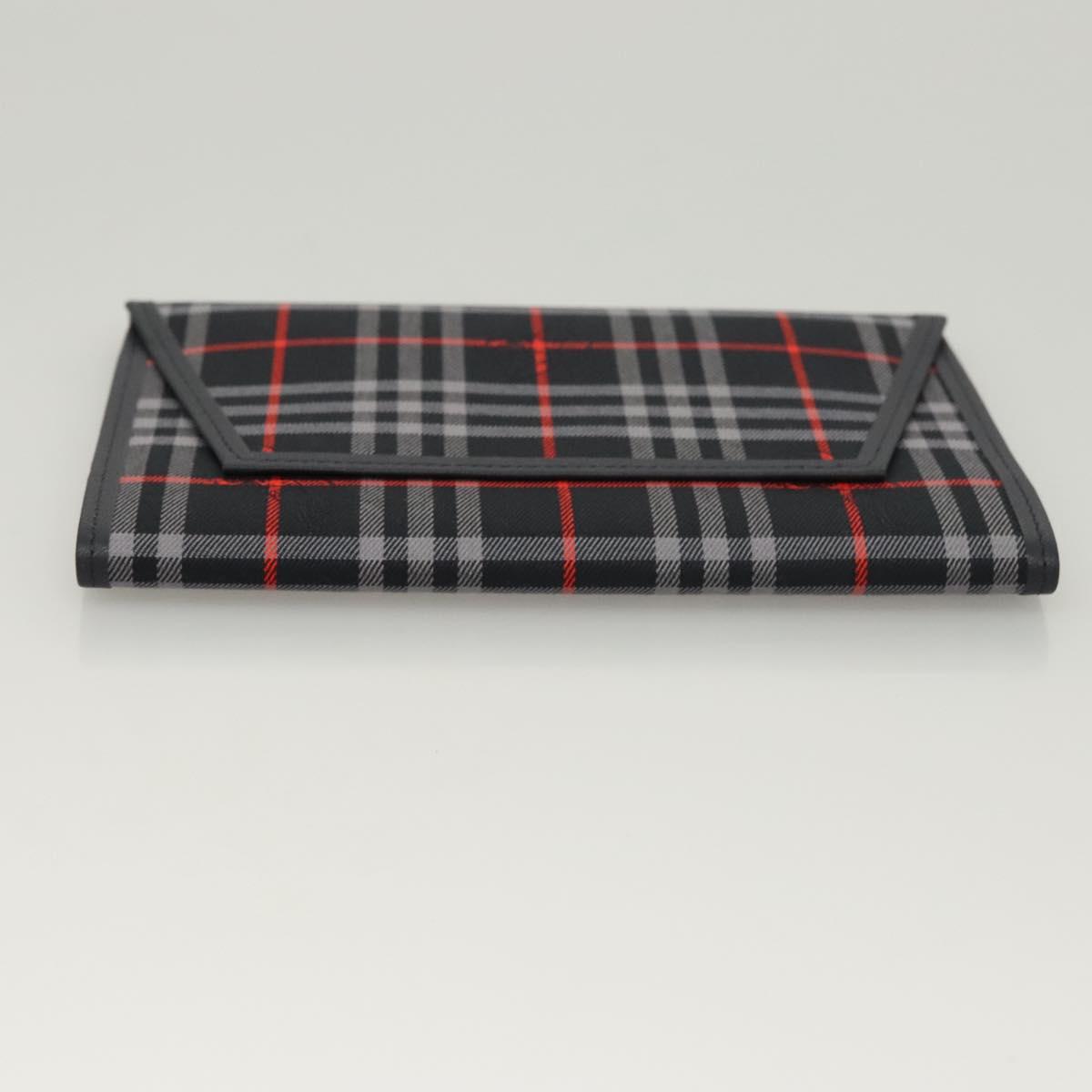 BURBERRY Nova Check Day Planner Cover Canvas Navy Auth 121494