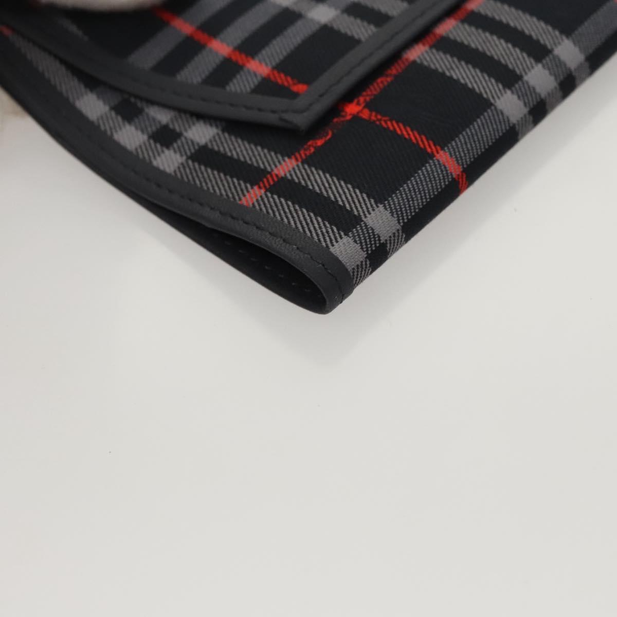 BURBERRY Nova Check Day Planner Cover Canvas Navy Auth 121494