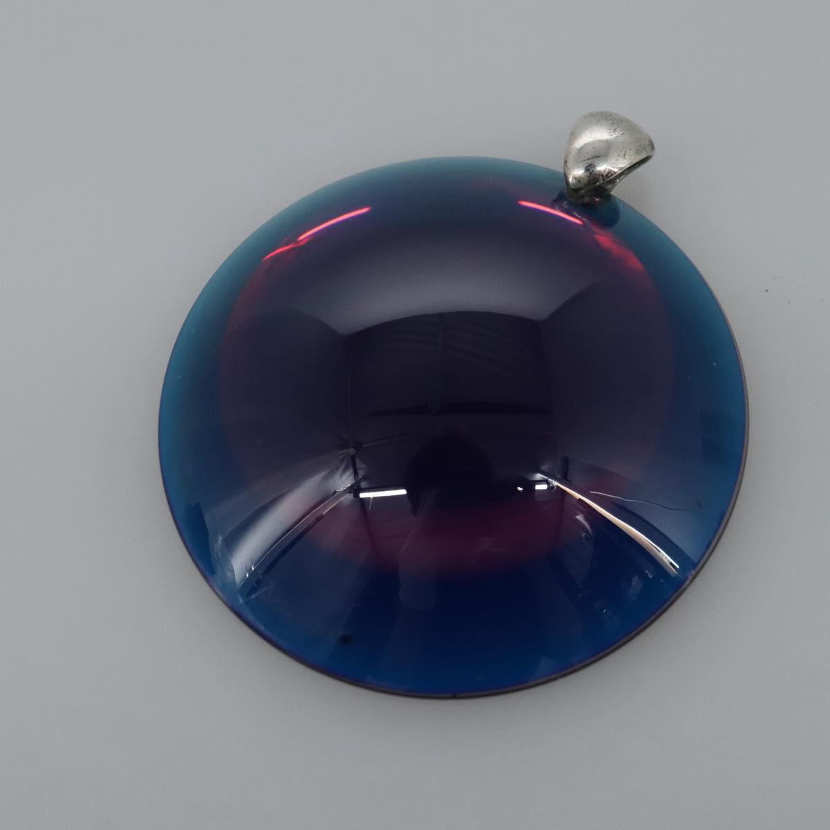 Baccarat Ring Glass 4Set Orange Green Auth 121496