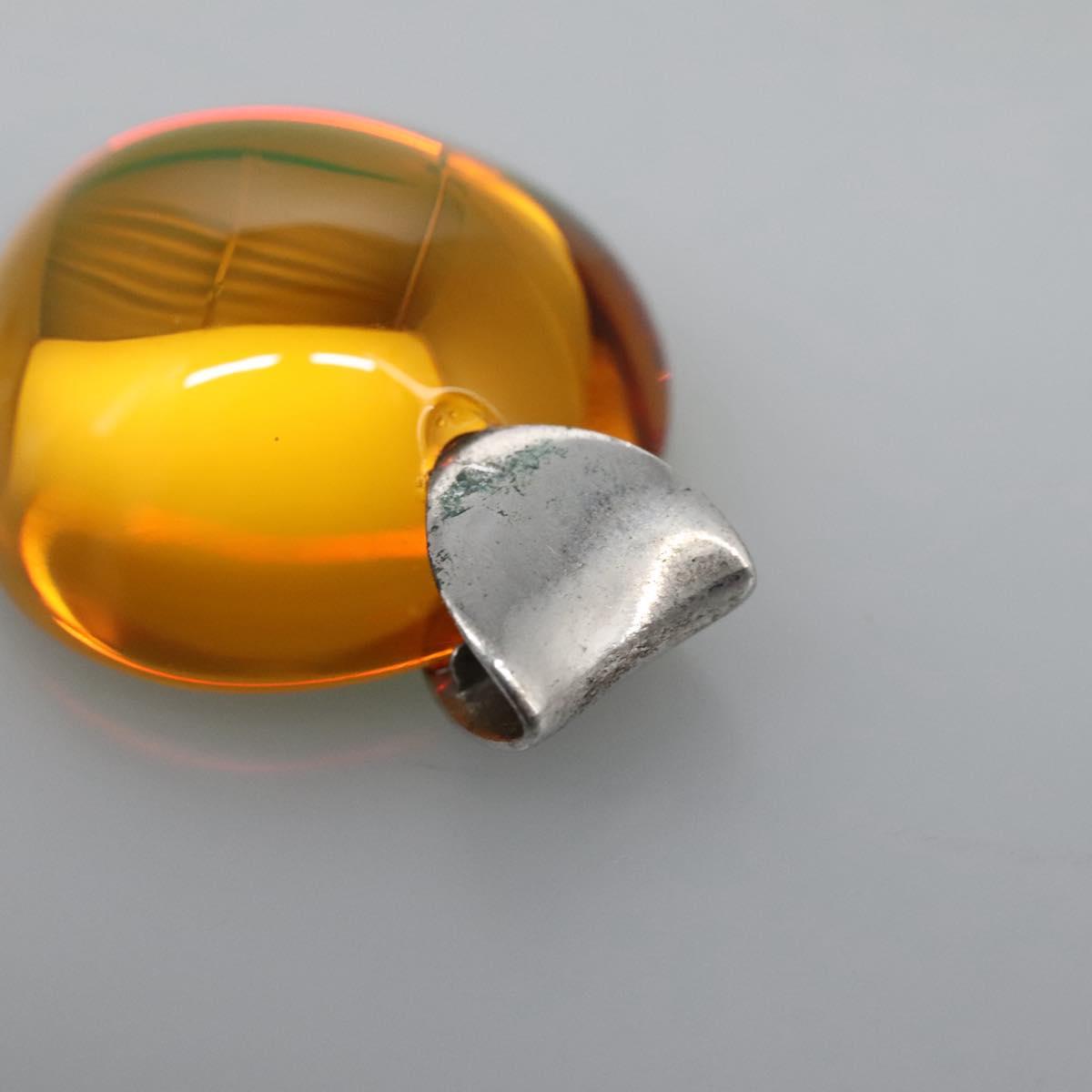 Baccarat Ring Glass 4Set Orange Green Auth 121496