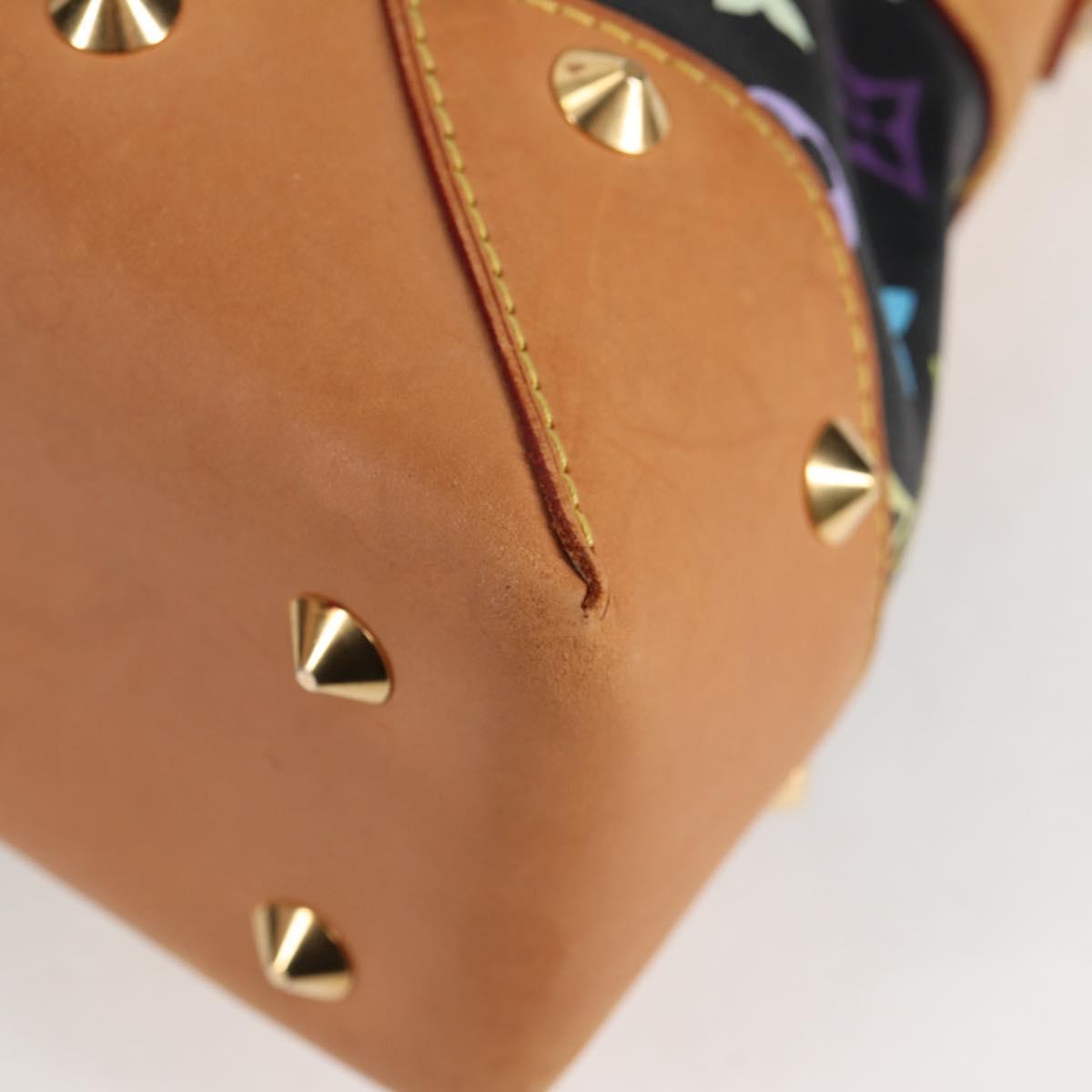 LOUIS VUITTON Monogram Multicolor Judy MM Hand Bag 2Way M40256 LV Auth 121498AM