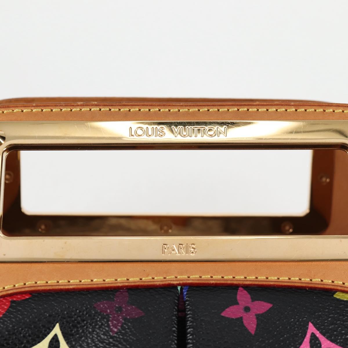 LOUIS VUITTON Monogram Multicolor Judy MM Hand Bag 2Way M40256 LV Auth 121498AM