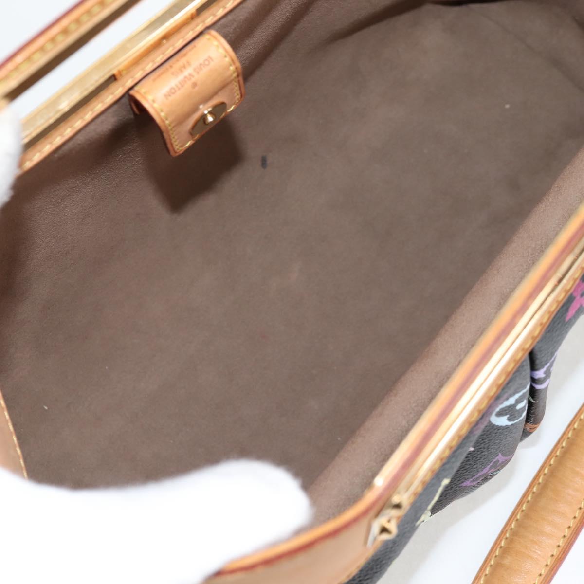 LOUIS VUITTON Monogram Multicolor Judy MM Hand Bag 2Way M40256 LV Auth 121498AM