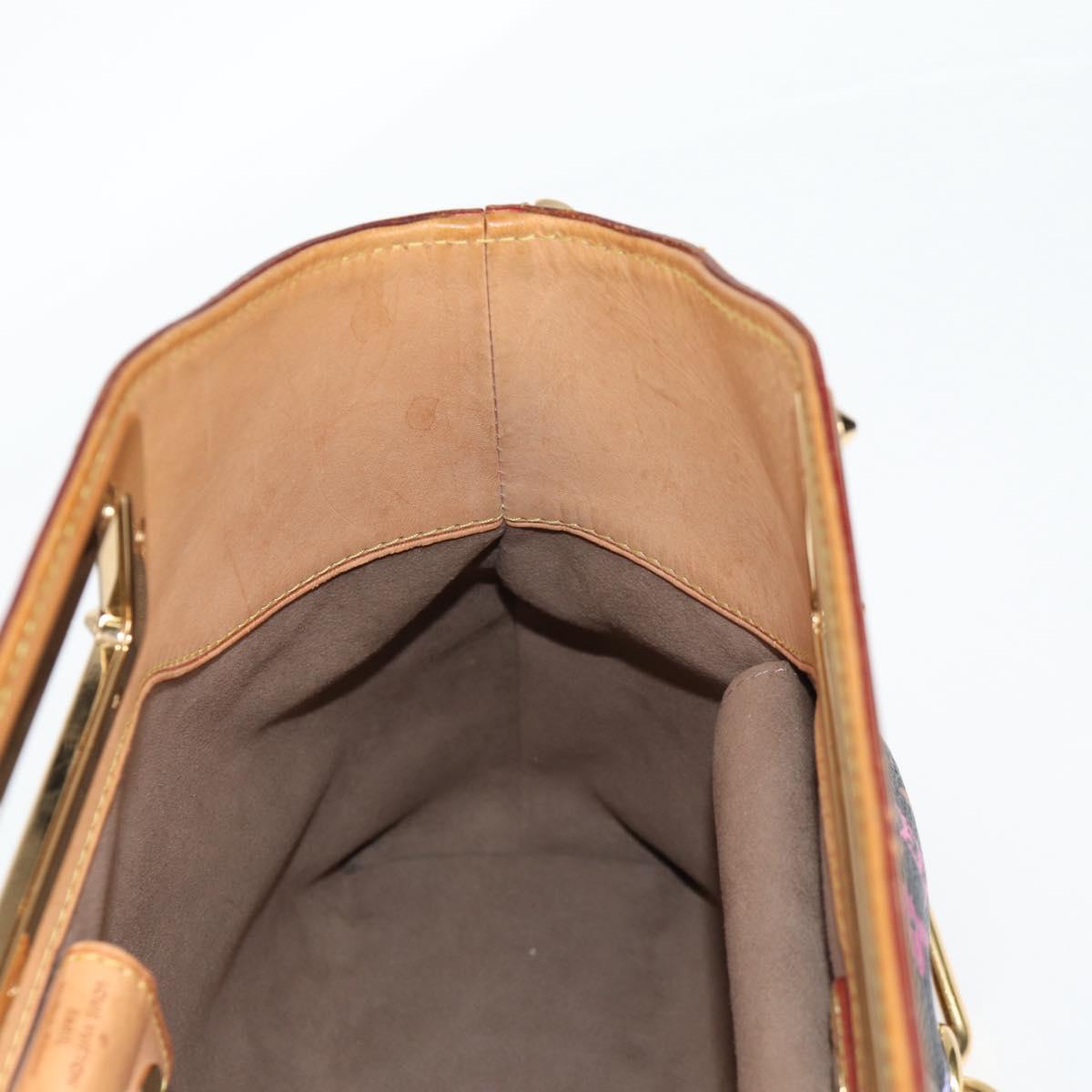 LOUIS VUITTON Monogram Multicolor Judy MM Hand Bag 2Way M40256 LV Auth 121498AM