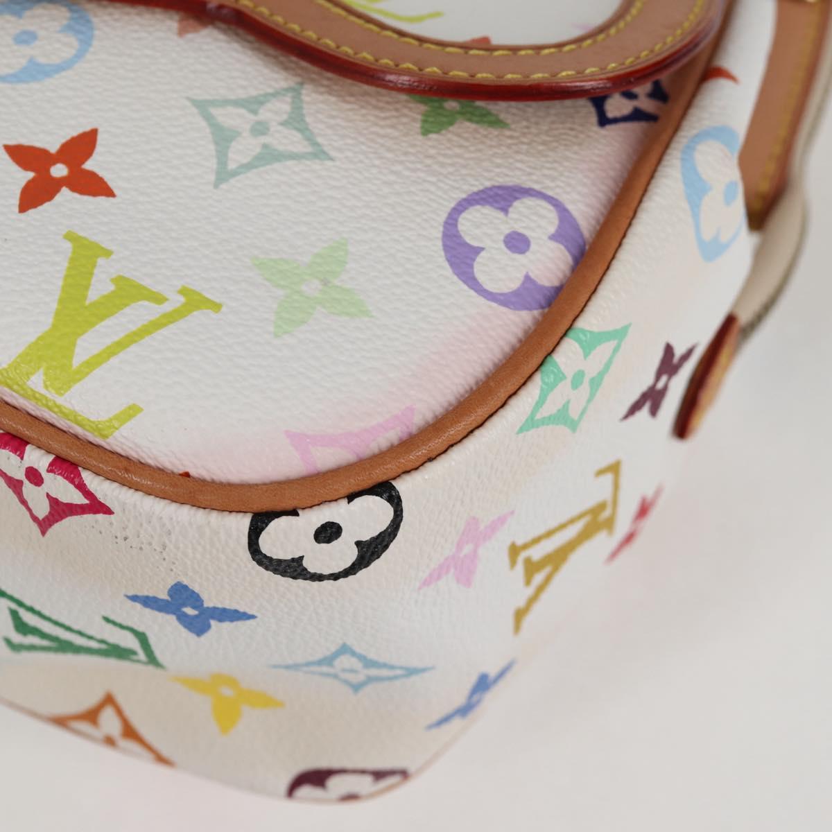 LOUIS VUITTON Monogram Multicolor Gracie MM Bag White M92590 LV Auth 121499SV