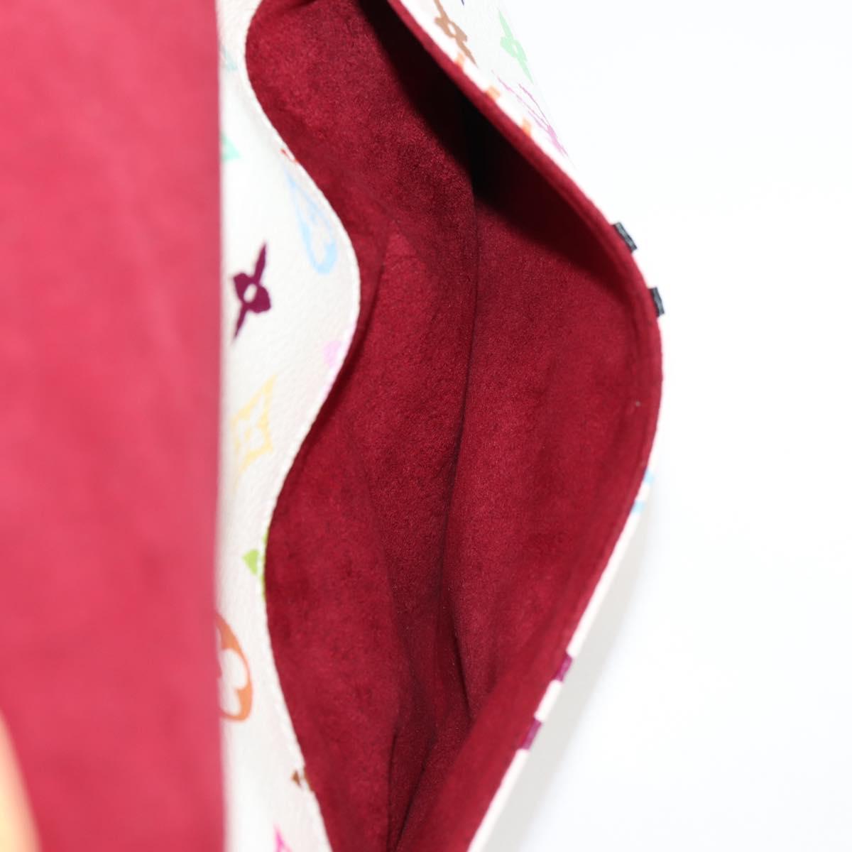 LOUIS VUITTON Monogram Multicolor Gracie MM Bag White M92590 LV Auth 121499SV