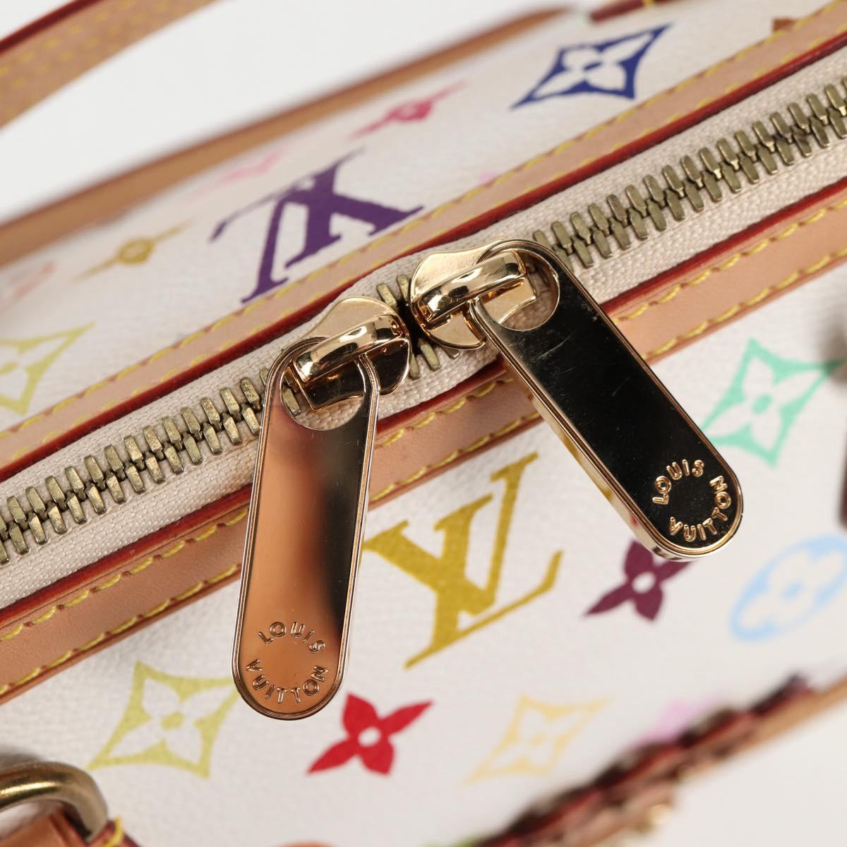 LOUIS VUITTON Monogram Multicolor Gracie MM Bag White M92590 LV Auth 121499SV