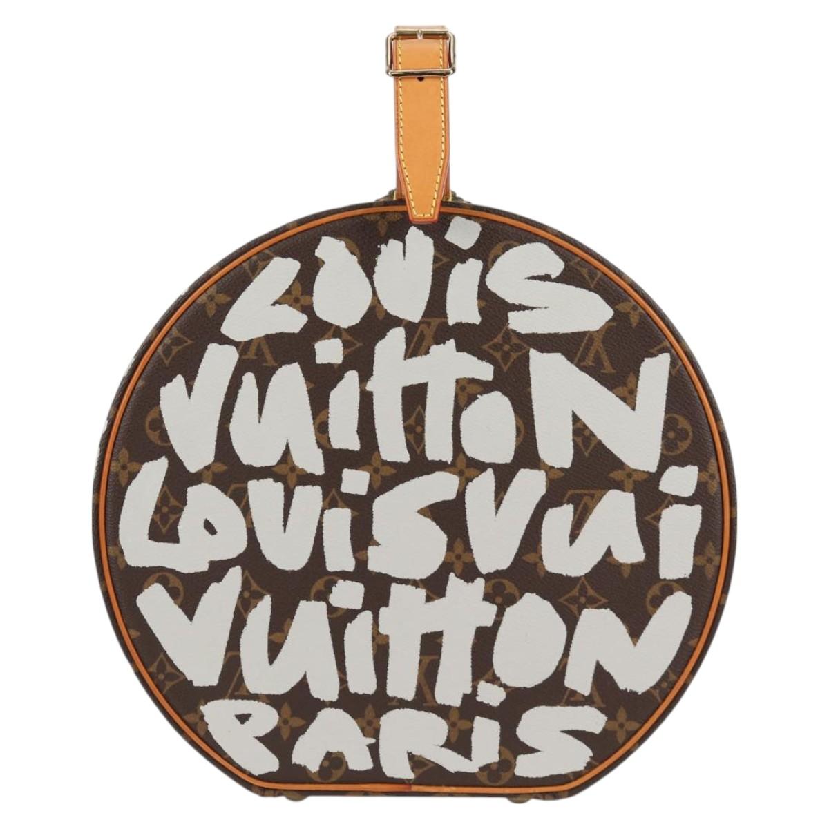LOUIS VUITTON Monogram Graffiti Boite Shapo White M92186 LV Auth 121505SV
