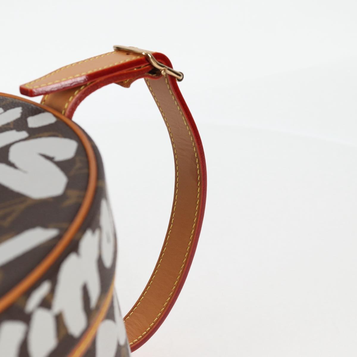 LOUIS VUITTON Monogram Graffiti Boite Shapo White M92186 LV Auth 121505SV