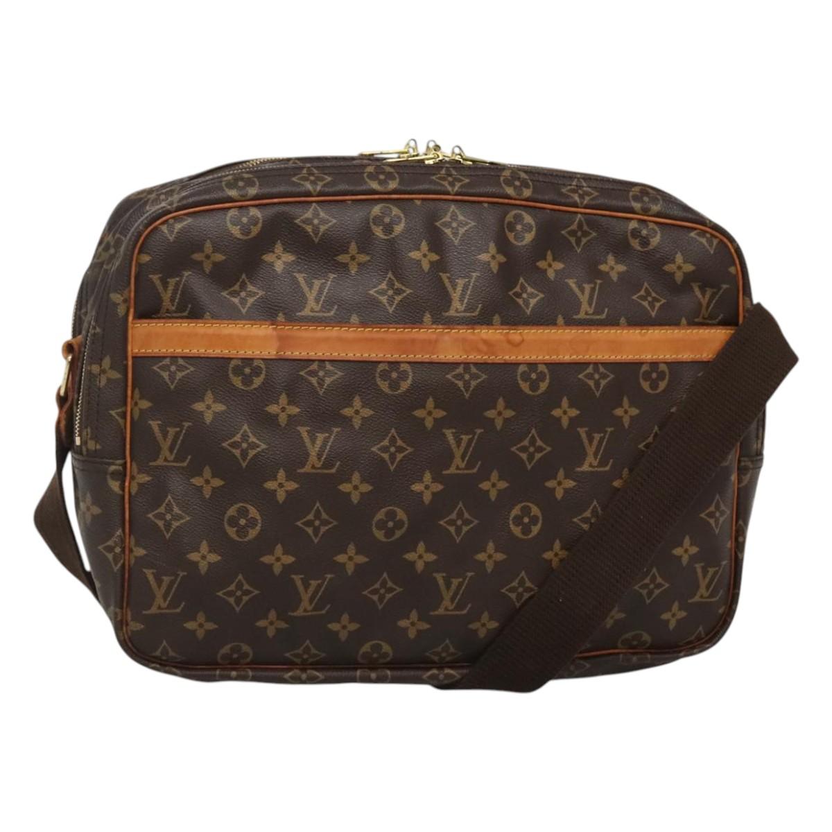 LOUIS VUITTON Monogram Reporter GM Shoulder Bag M45252 LV Auth 121533