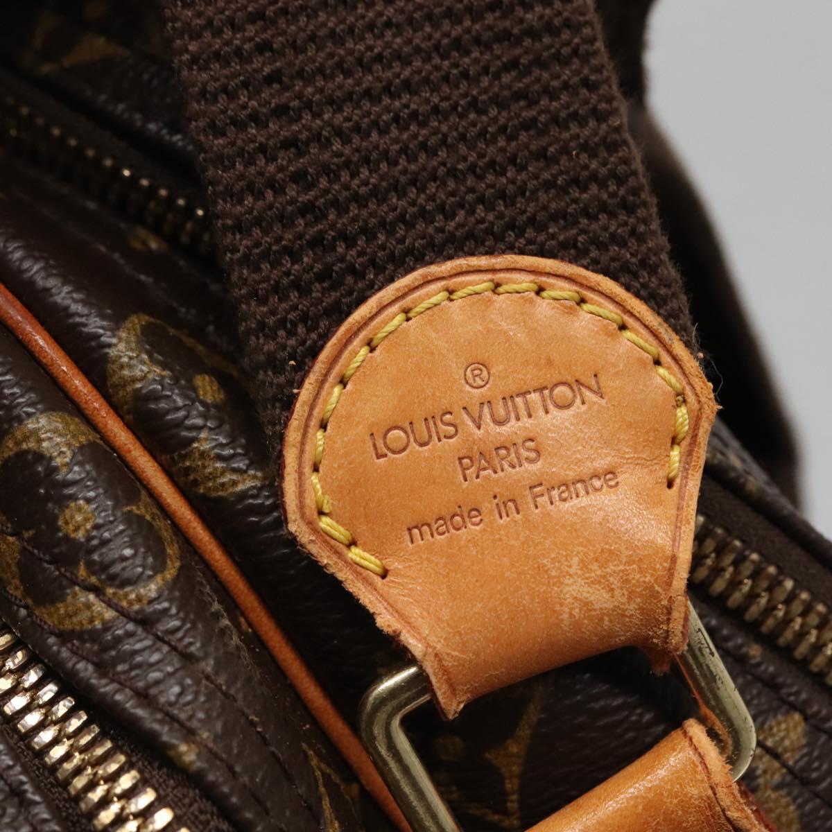 LOUIS VUITTON Monogram Reporter GM Shoulder Bag M45252 LV Auth 121533