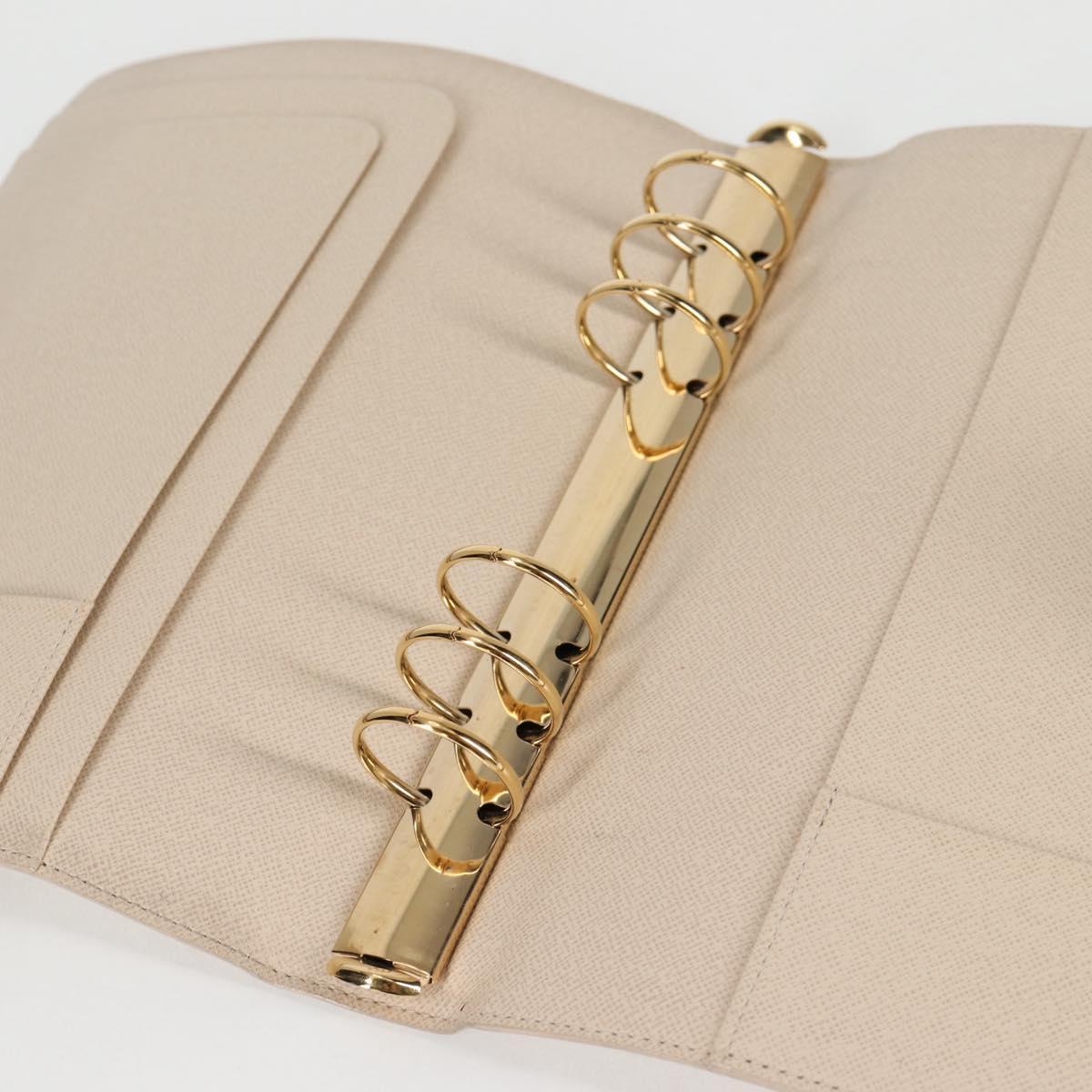 LOUIS VUITTON Damier Azur Agenda GM Day Planner Cover R20708 LV Auth 121569A