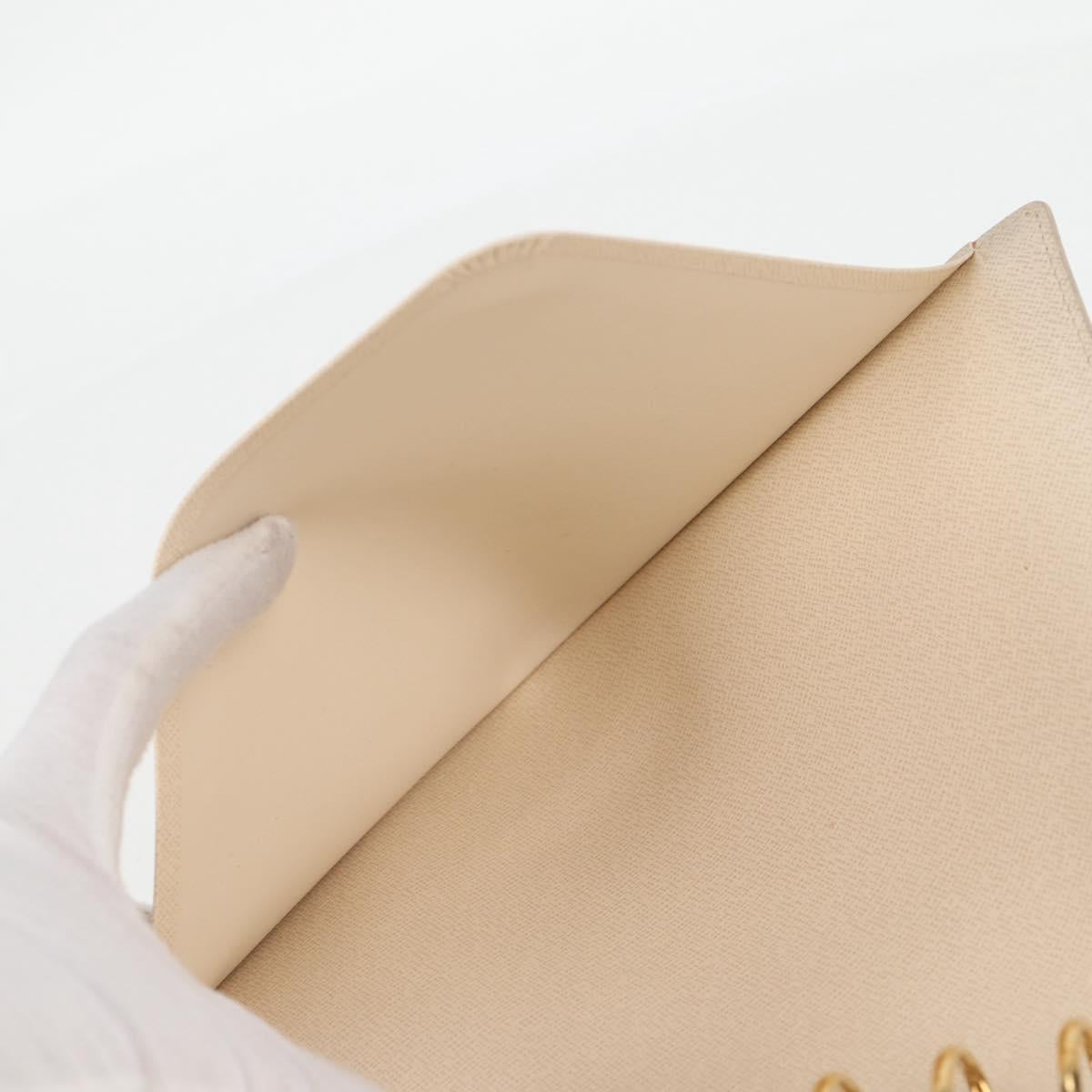 LOUIS VUITTON Damier Azur Agenda GM Day Planner Cover R20708 LV Auth 121569A