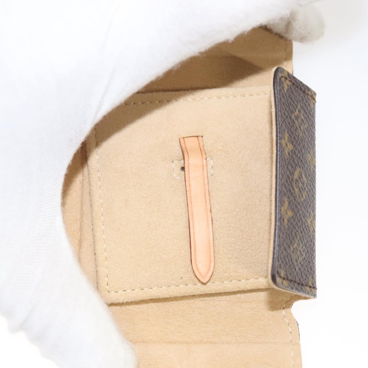 LOUIS VUITTON Monogram Jewelry Case Jewelry Box LV Auth 121589