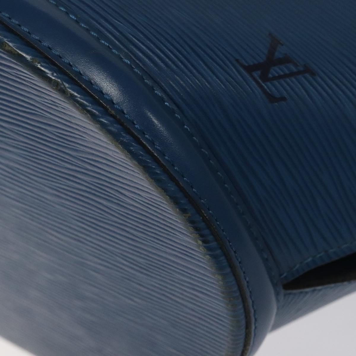 LOUIS VUITTON Epi Saint Jacques Shopping Shoulder Bag Blue M52275 LV Auth 121598