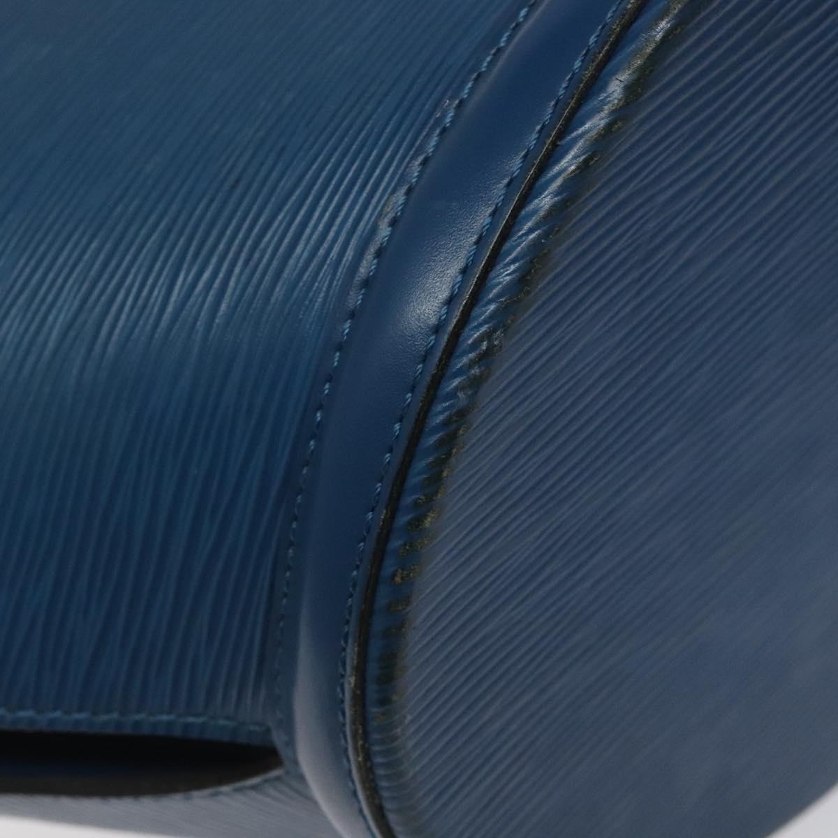 LOUIS VUITTON Epi Saint Jacques Shopping Shoulder Bag Blue M52275 LV Auth 121598