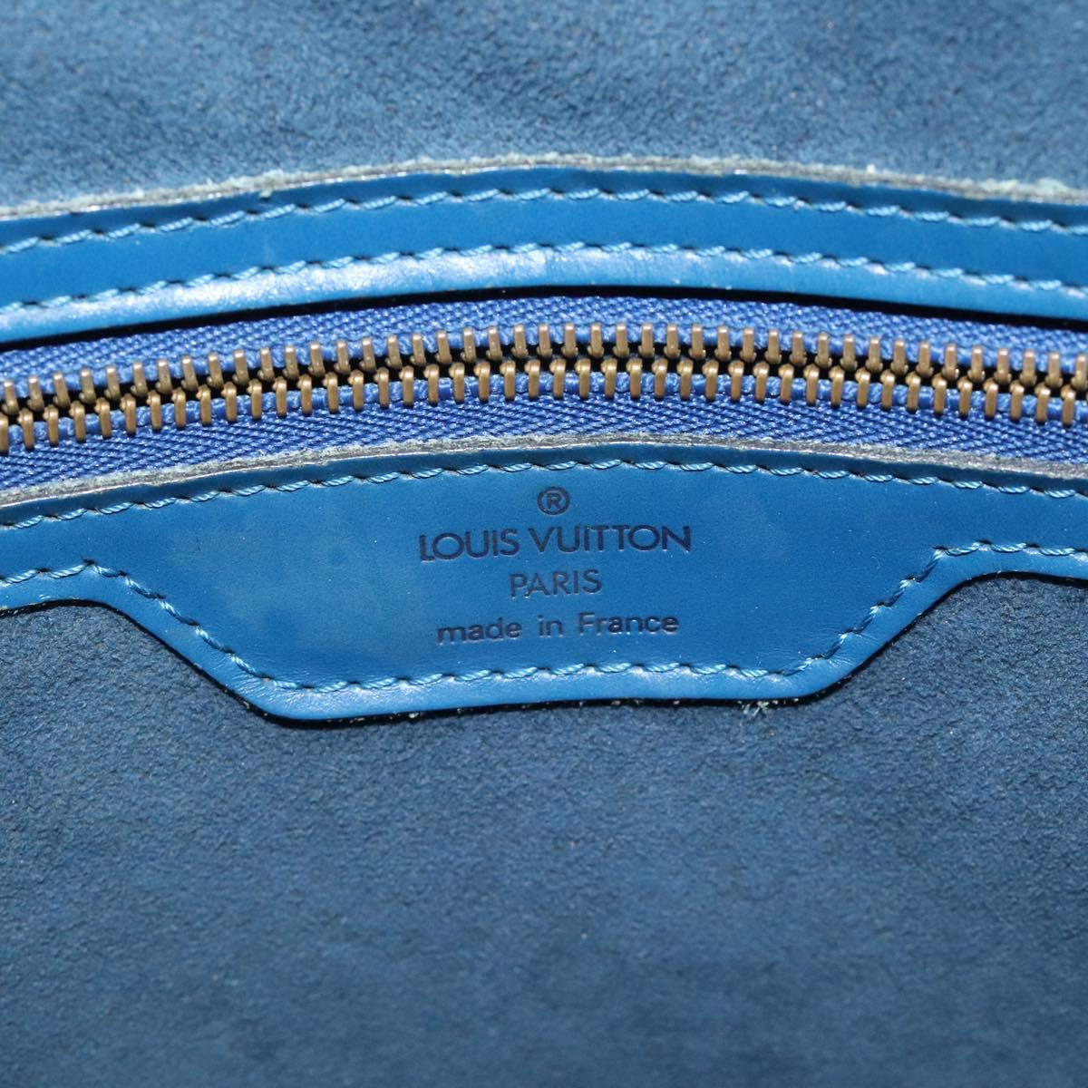 LOUIS VUITTON Epi Saint Jacques Shopping Shoulder Bag Blue M52275 LV Auth 121598