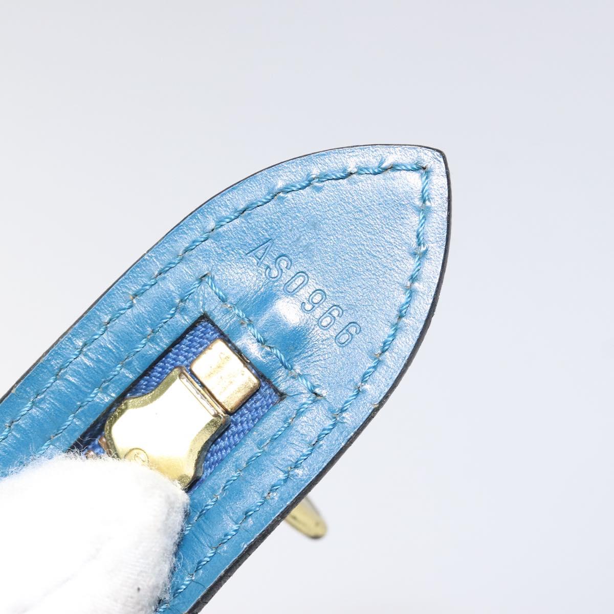 LOUIS VUITTON Epi Saint Jacques Shopping Shoulder Bag Blue M52275 LV Auth 121598