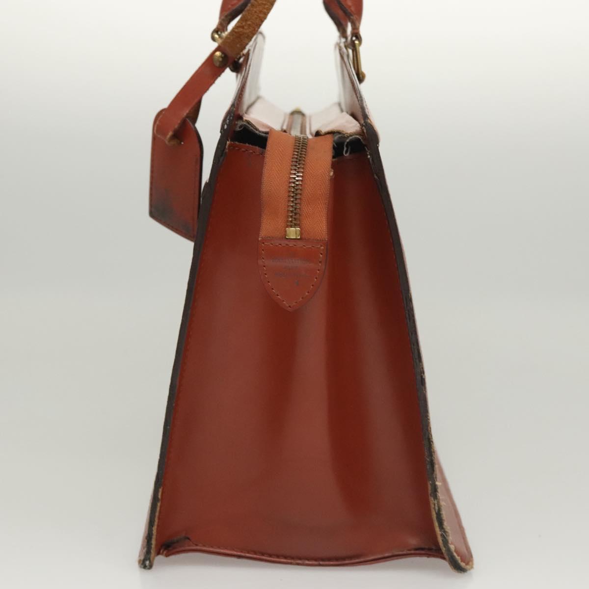 LOUIS VUITTON Epi Riviera Hand Bag Brown M48183 LV Auth 121603