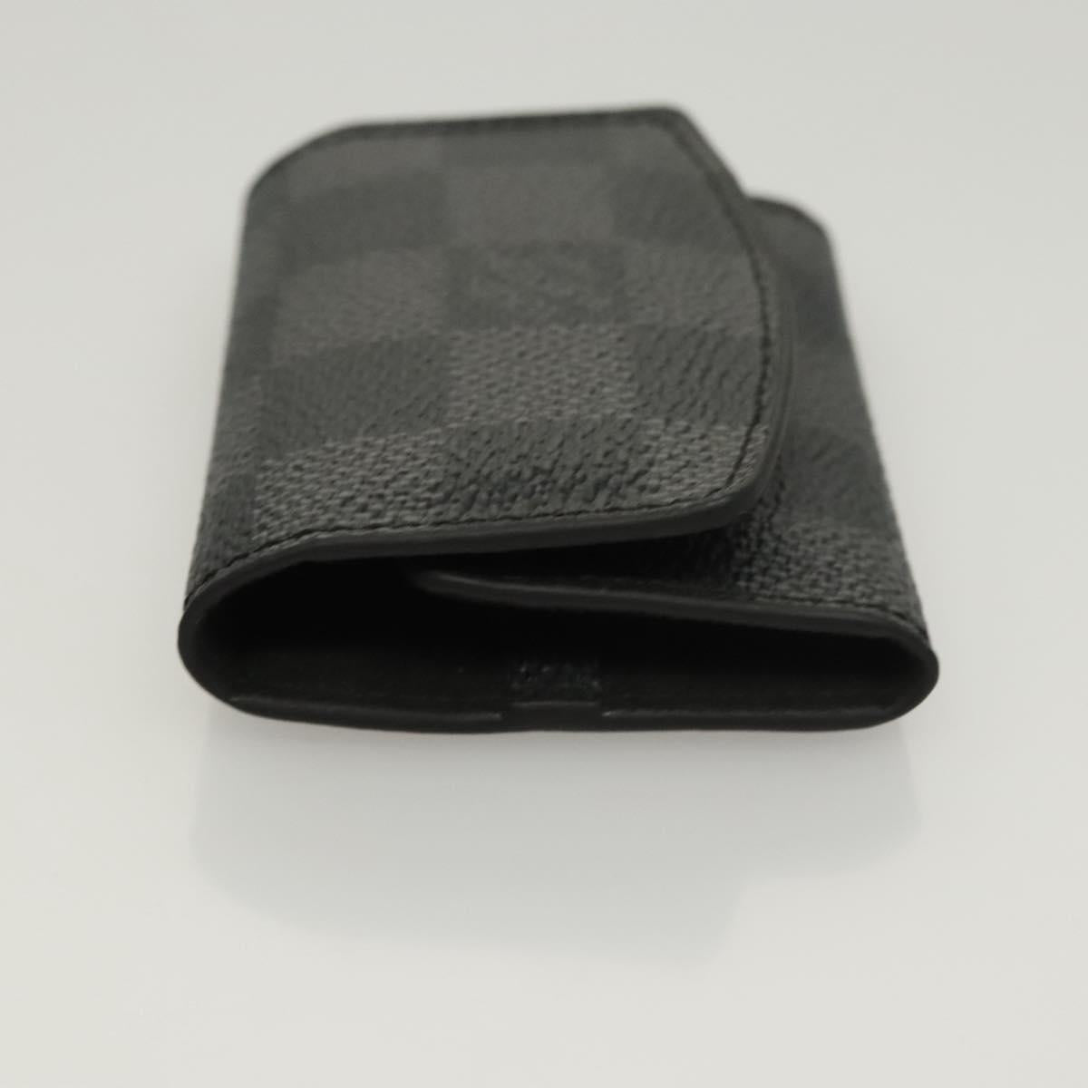 LOUIS VUITTON Damier Graphite Cuffs & Cuff Case Cuffs LV Auth 121760